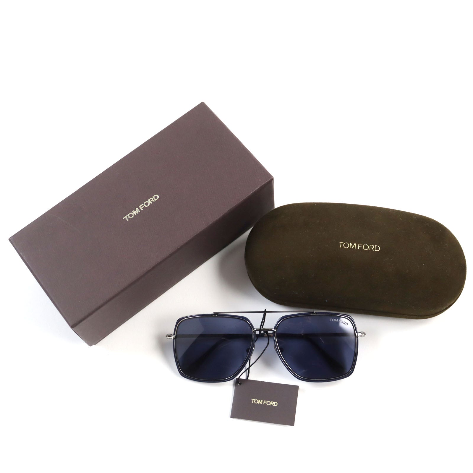 TOM FORD TF750 90V Lionel Sunglasses Blue