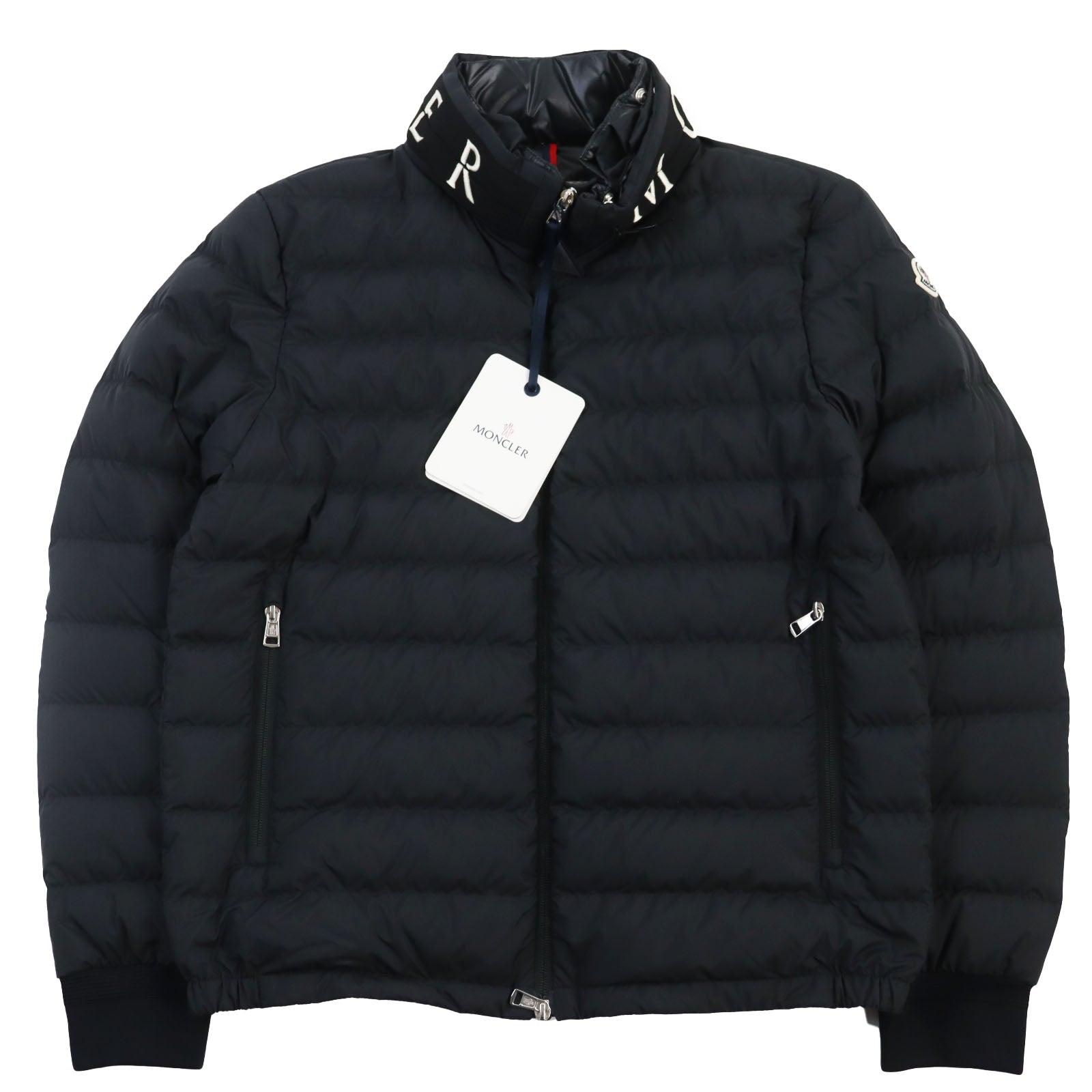 Moncler AKIO Polyester Down Jacket Black