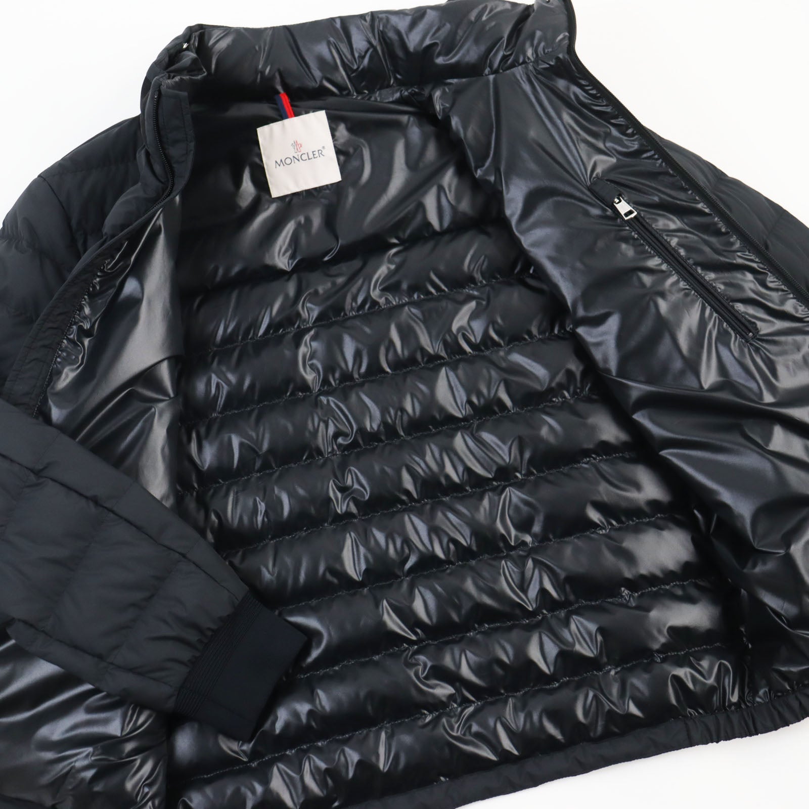 Moncler AKIO Polyester Down Jacket Black