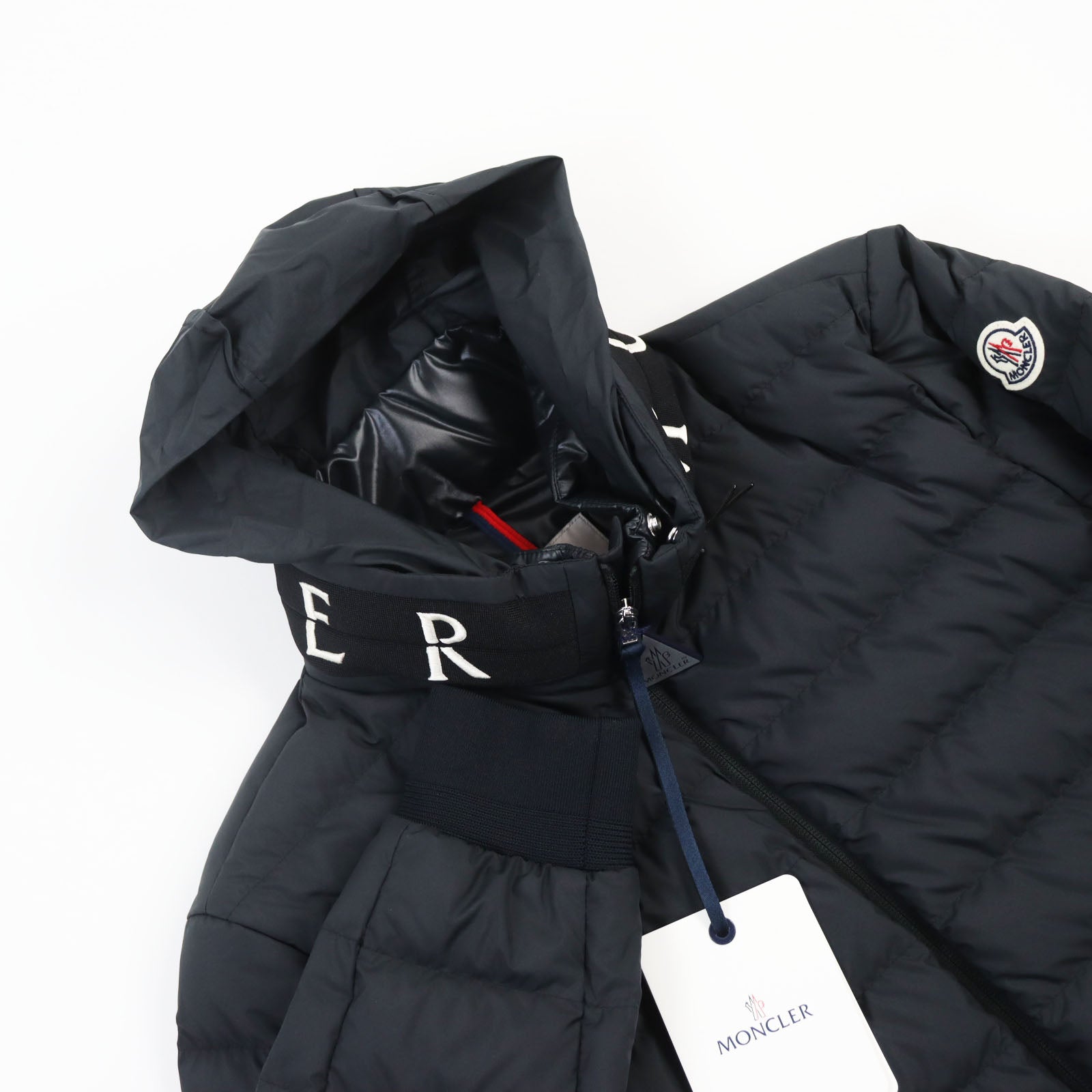 Moncler AKIO Polyester Down Jacket Black