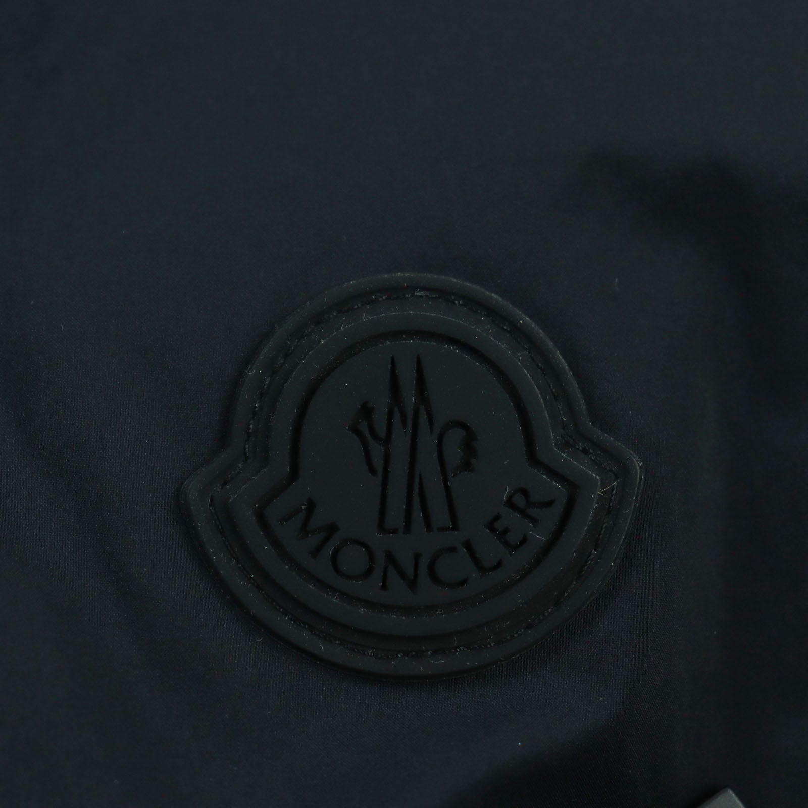 Moncler Timsit Nylon Logo Down Jacket Black