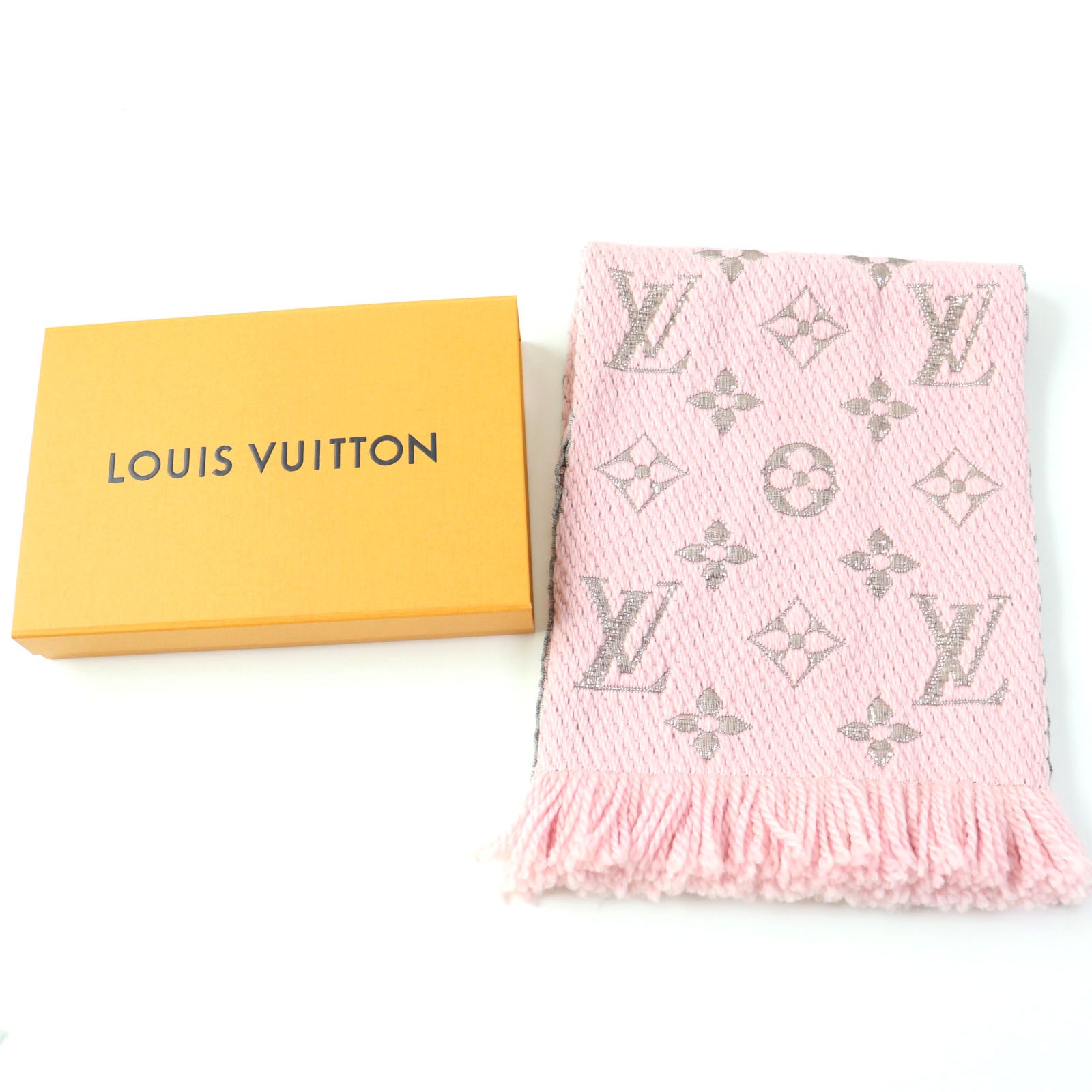 Louis Vuitton Logo Mania Shine Scarf M70466