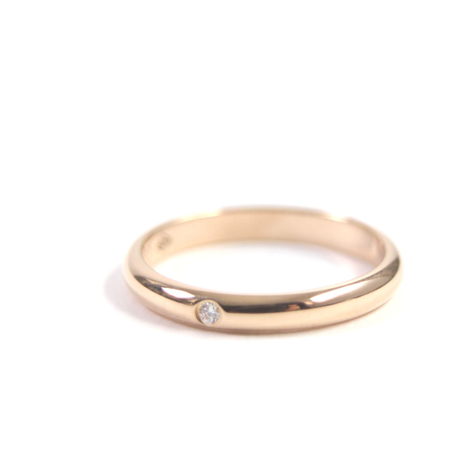 Cartier Diamond Wedding Ring Pink Gold