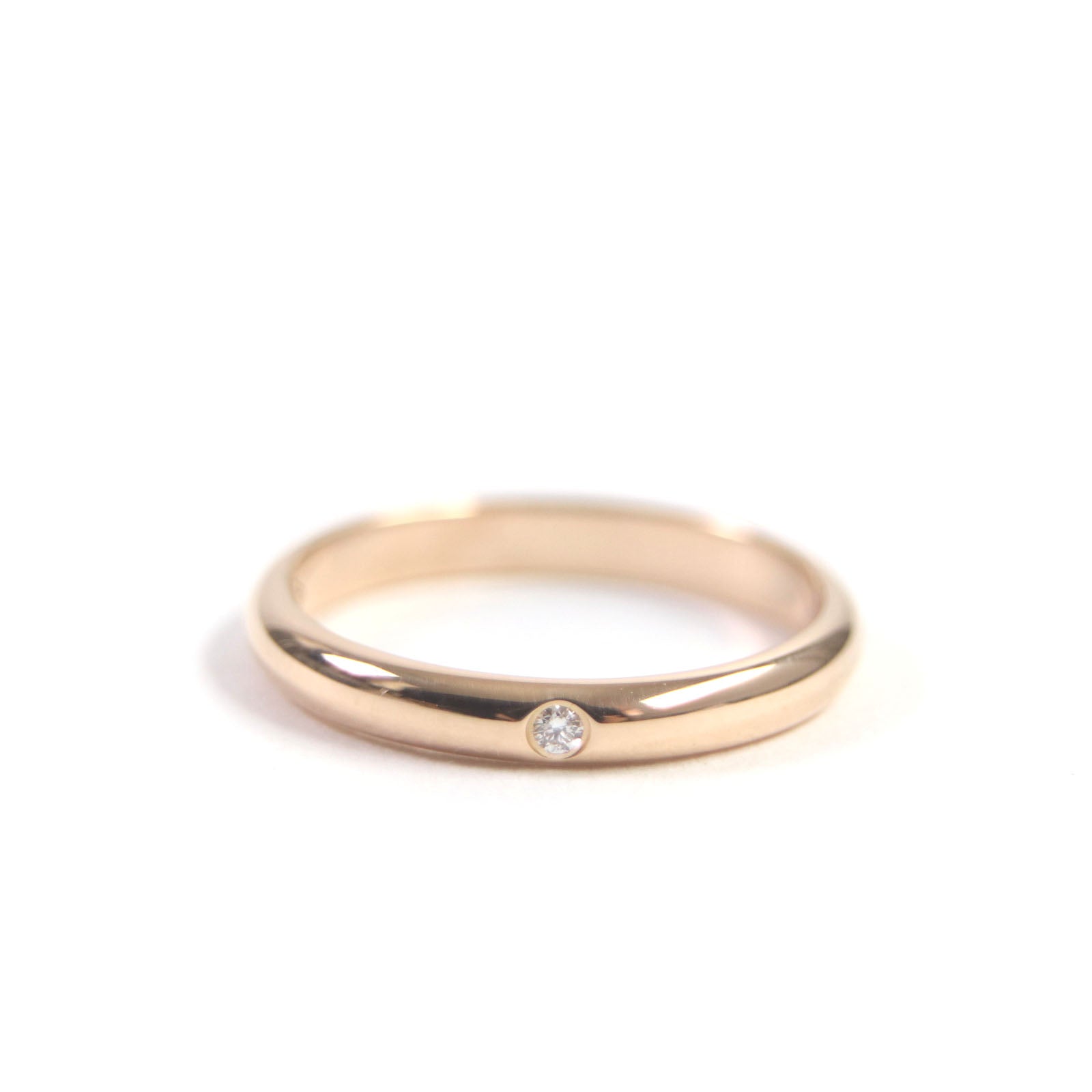 Cartier Diamond Wedding Ring Pink Gold