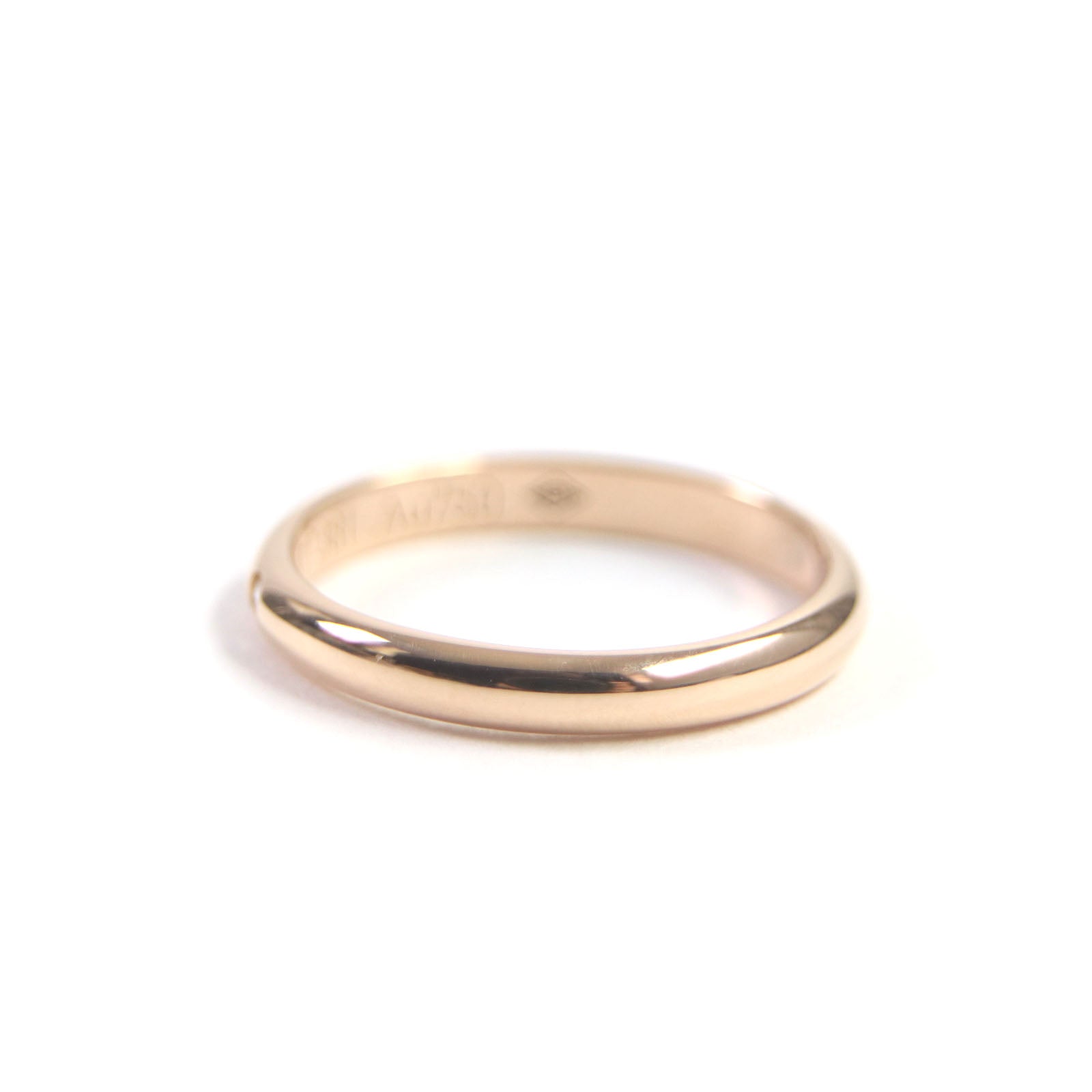 Cartier Diamond Wedding Ring Pink Gold