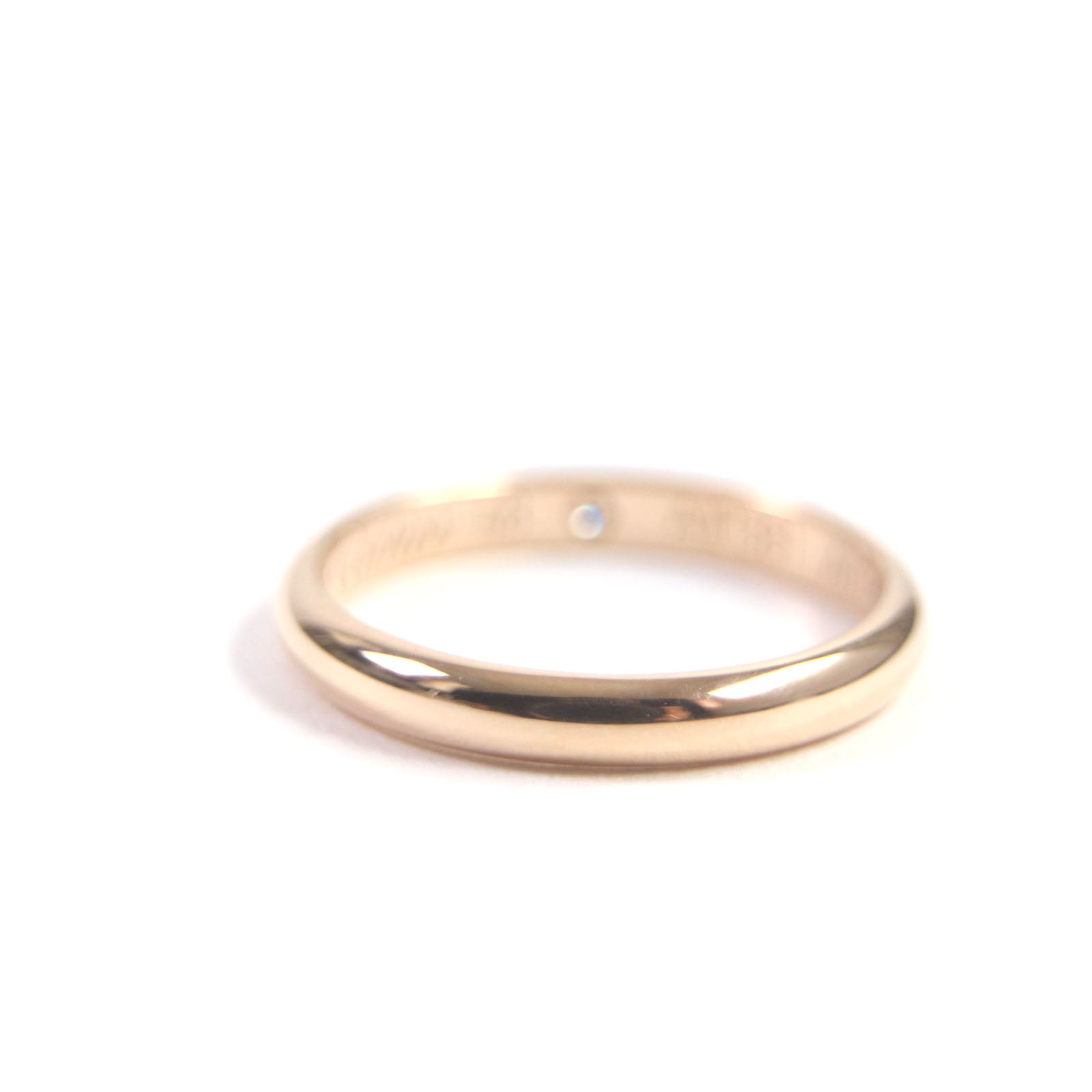 Cartier Diamond Wedding Ring Pink Gold