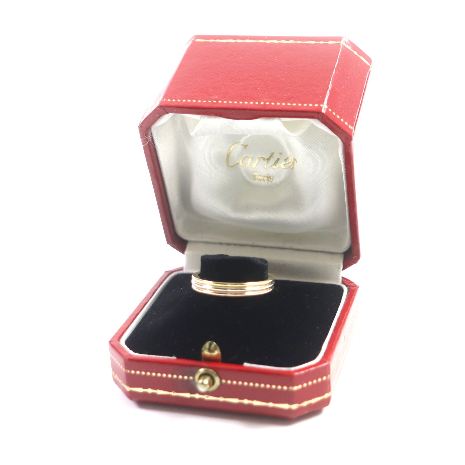 Cartier 750 Three Gold Ring 59