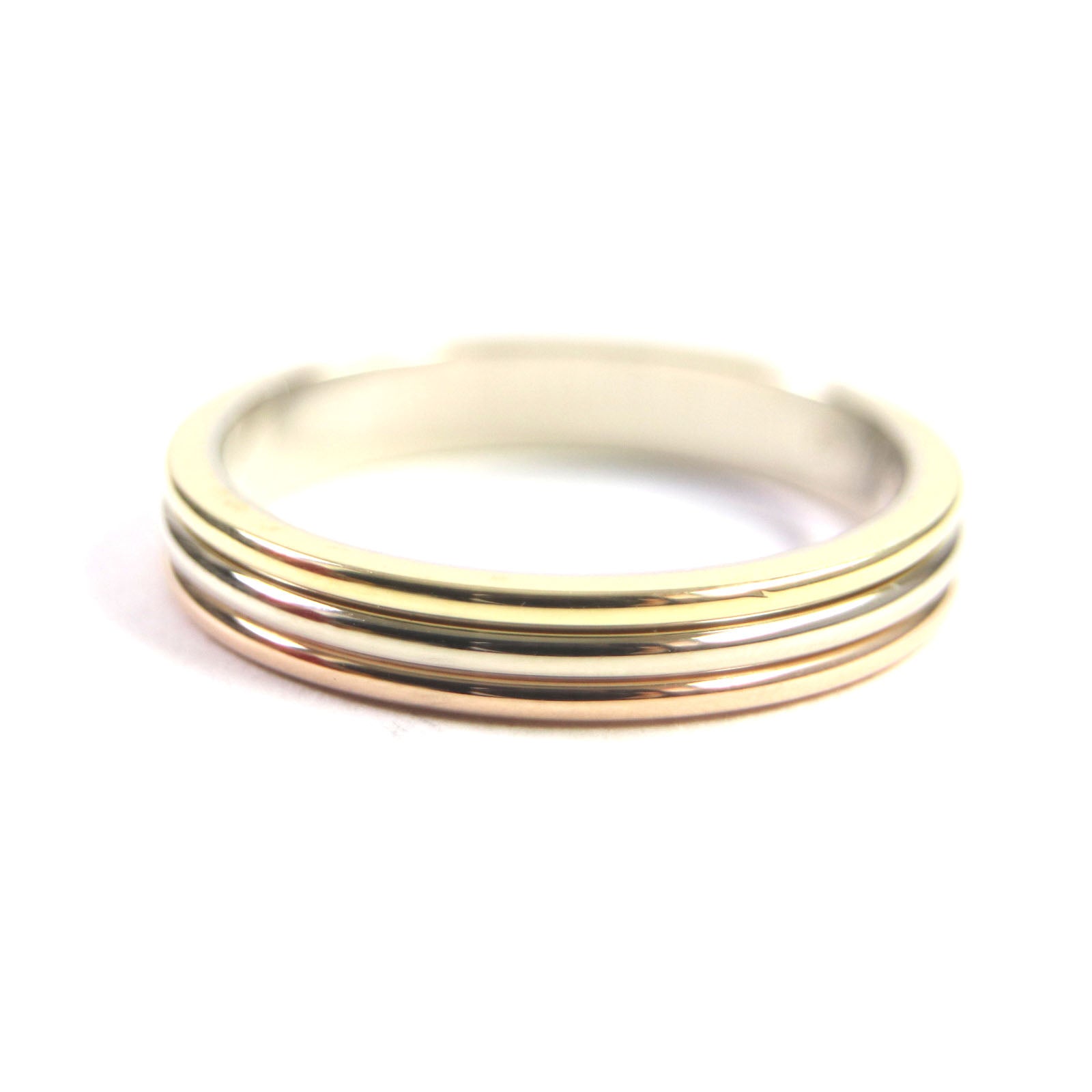 Cartier 750 Three Gold Ring 59