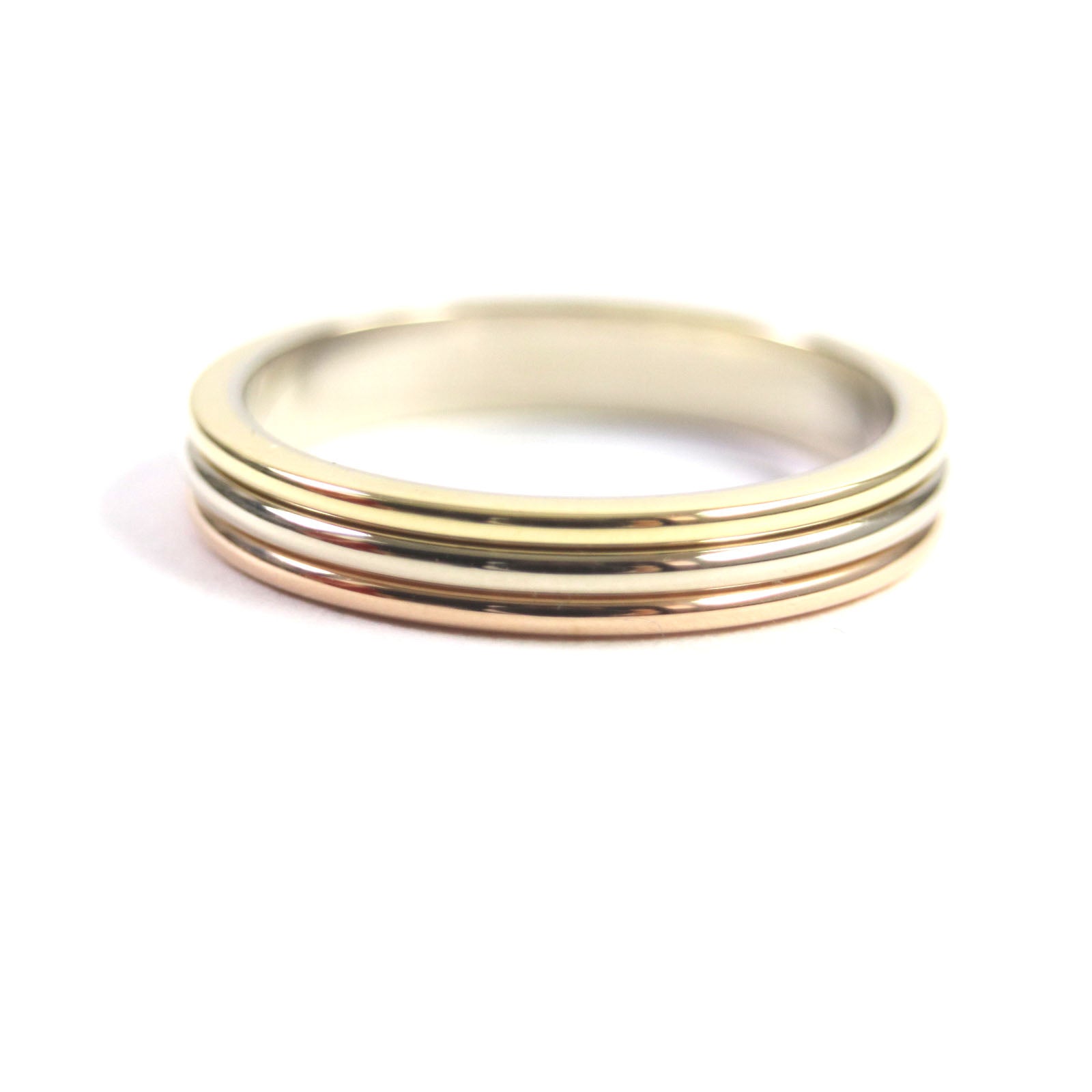 Cartier 750 Three Gold Ring 59