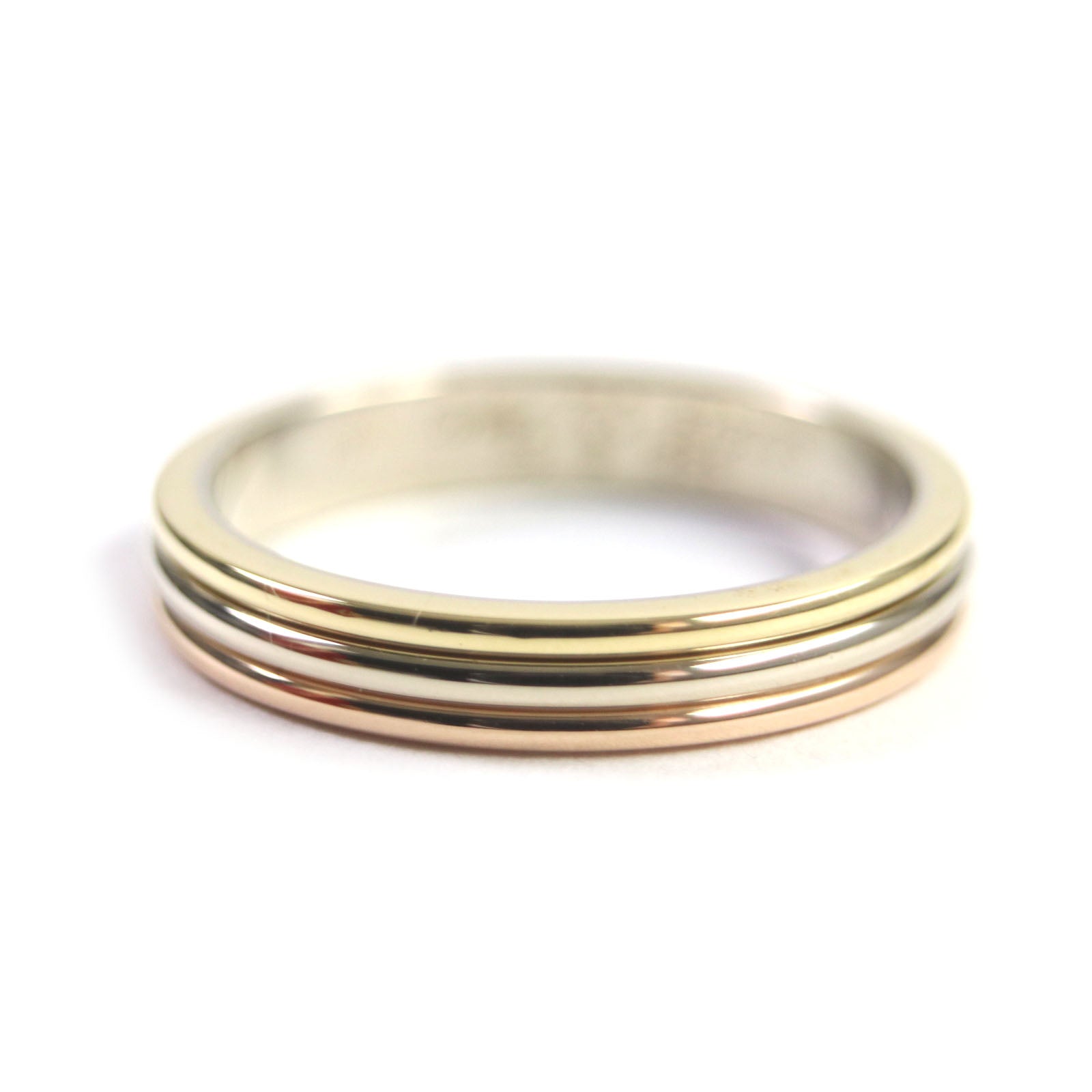 Cartier 750 Three Gold Ring 59