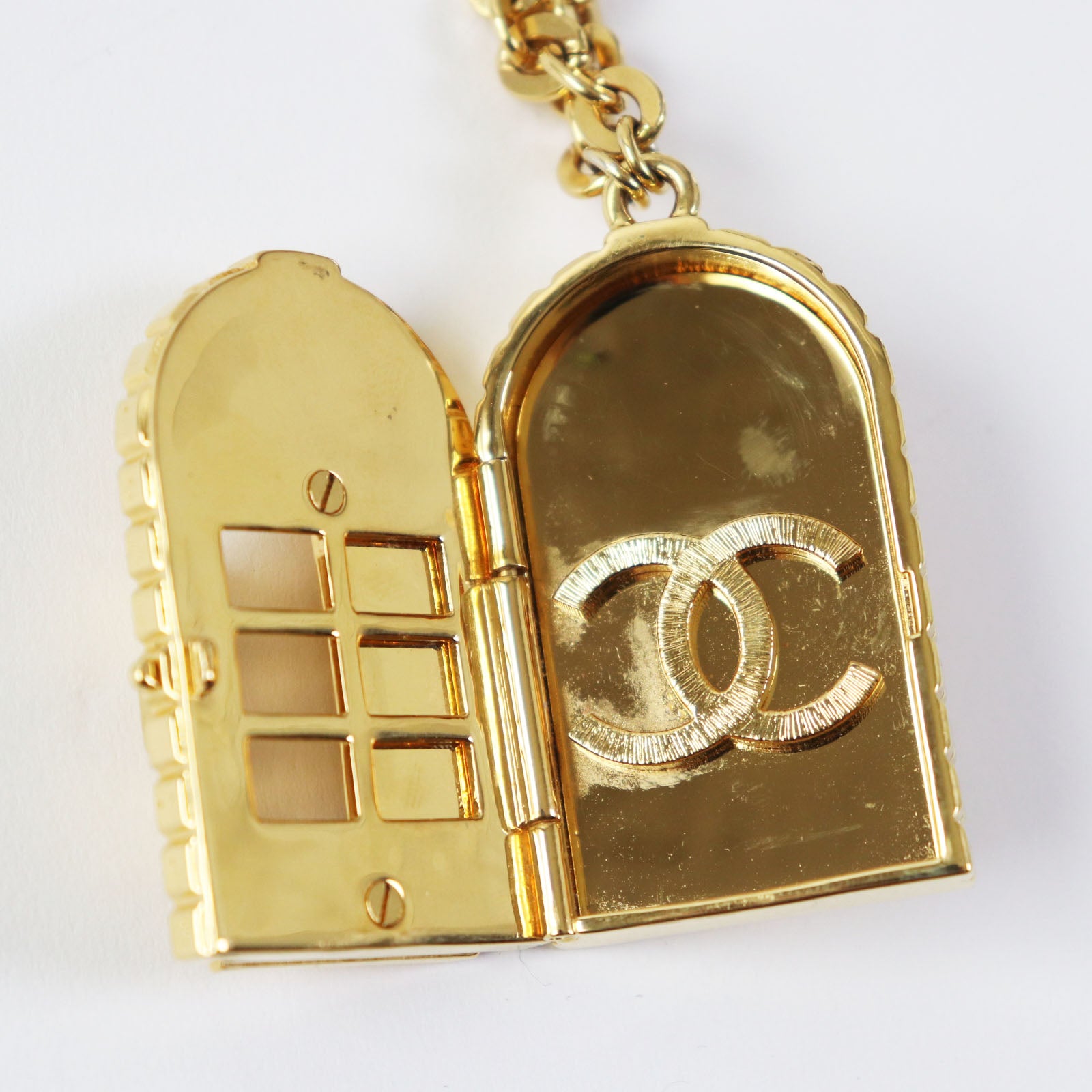 Chanel COCO Mark Long Necklace Gold