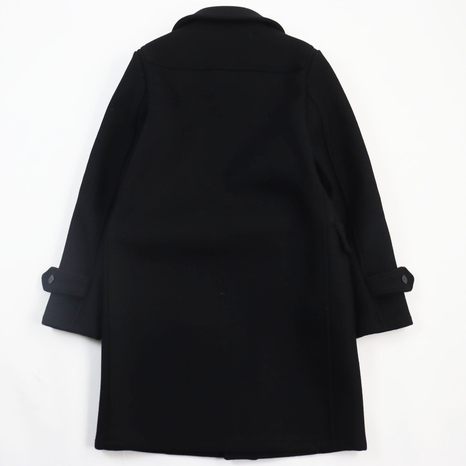 Saint Laurent Wool Coat Black 44