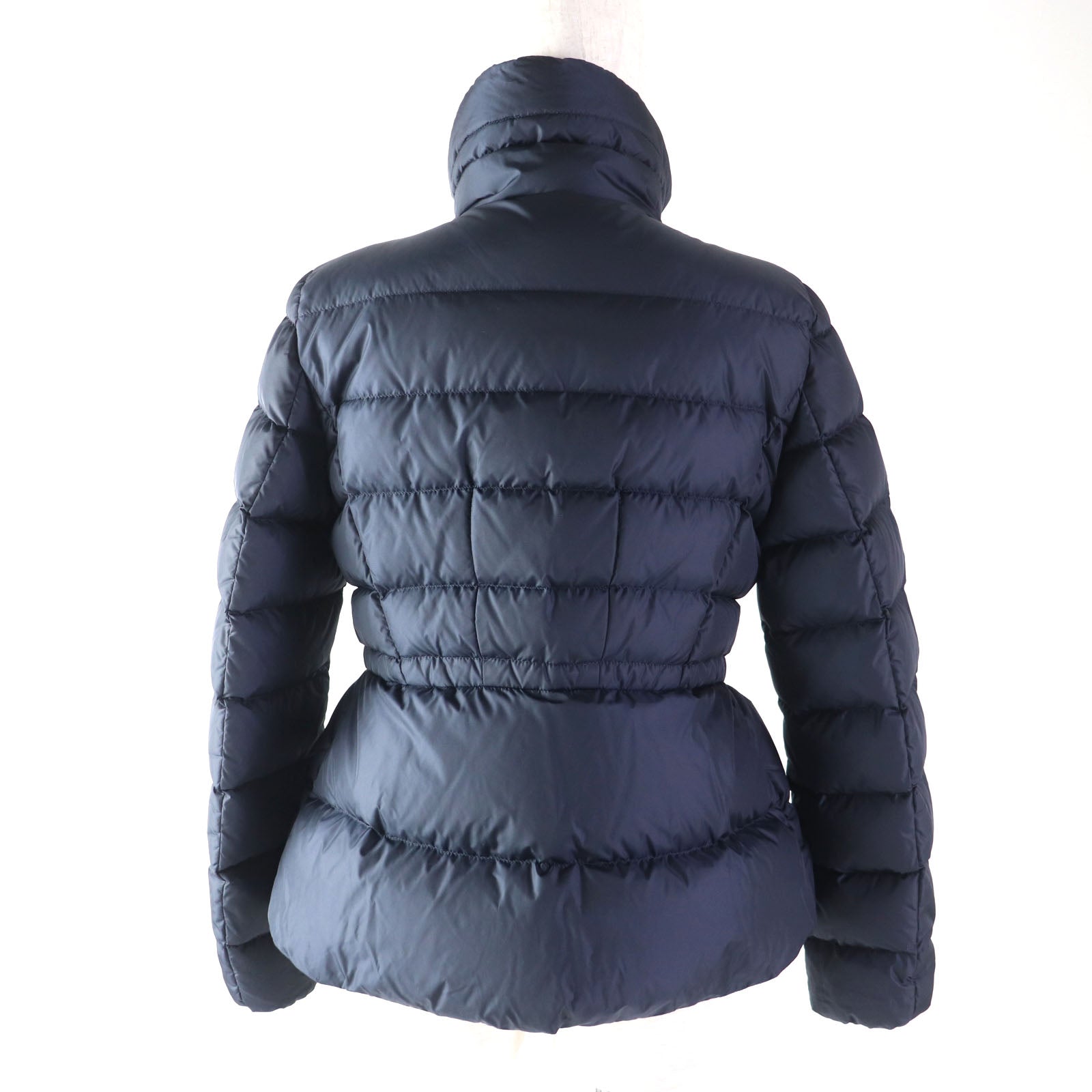 Moncler MARQUER Nylon Down Jacket Navy Women