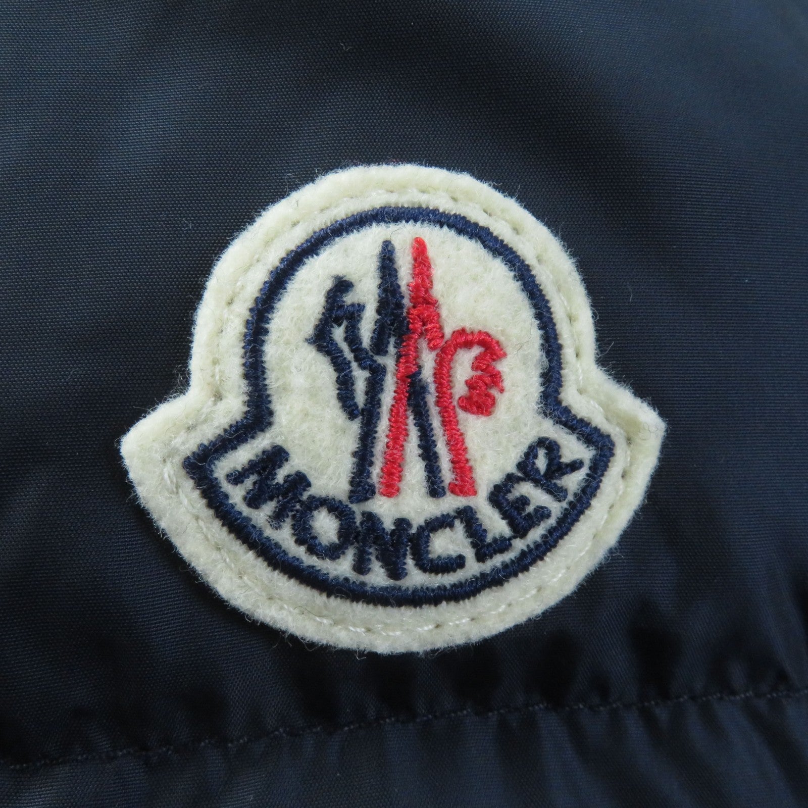 Moncler MARQUER Nylon Down Jacket Navy Women