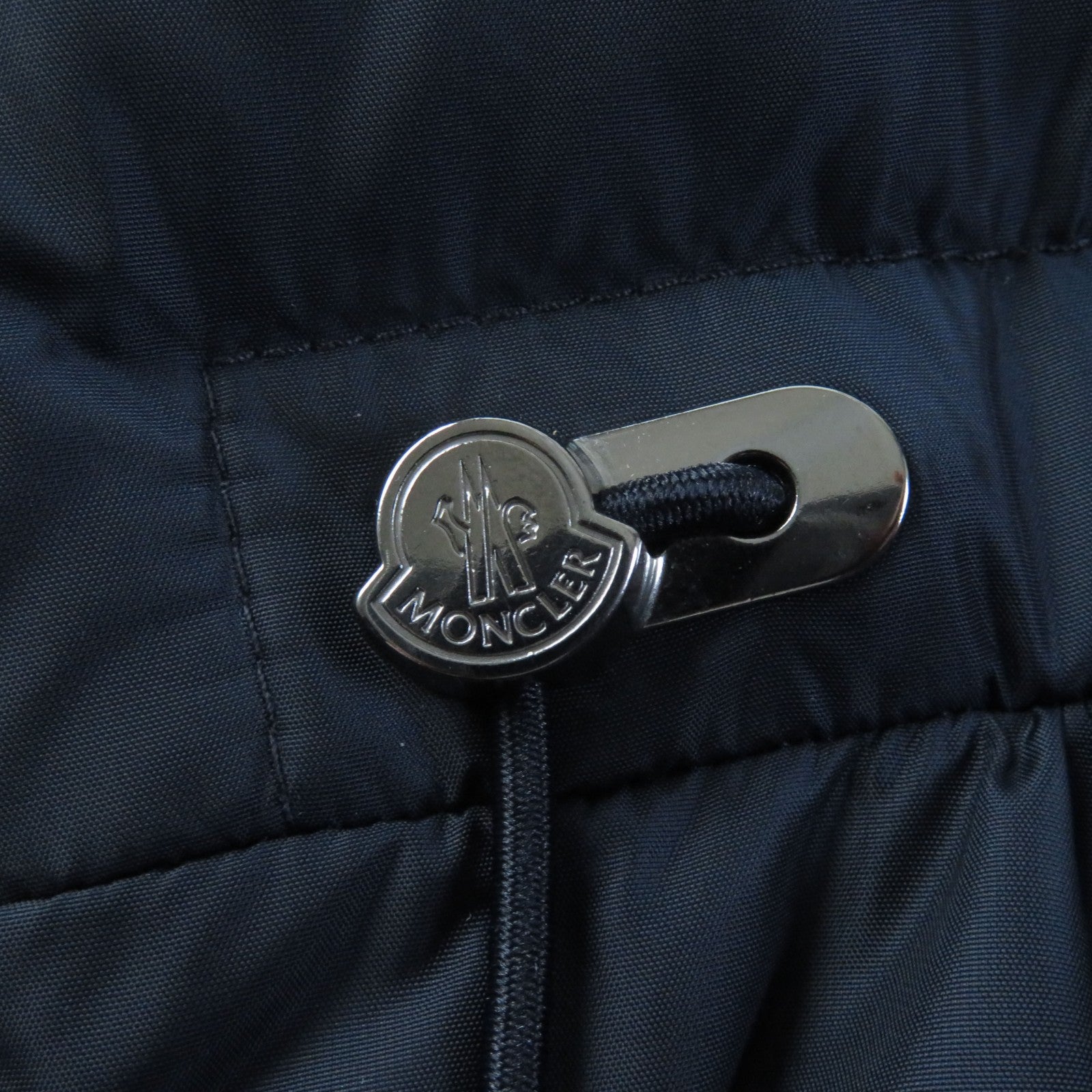 Moncler MARQUER Nylon Down Jacket Navy Women