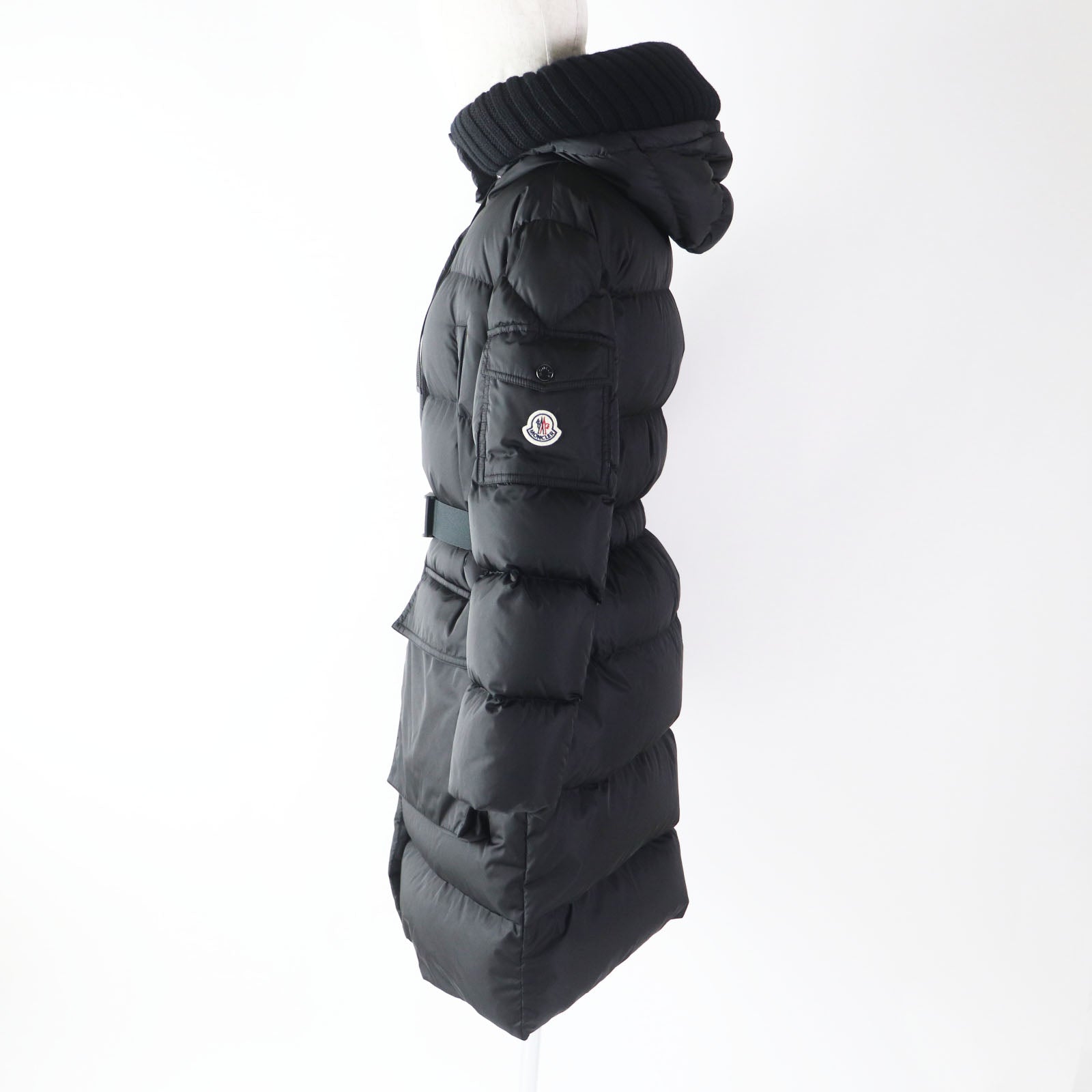 Moncler CHALAIN Nylon Down Coat Black Women