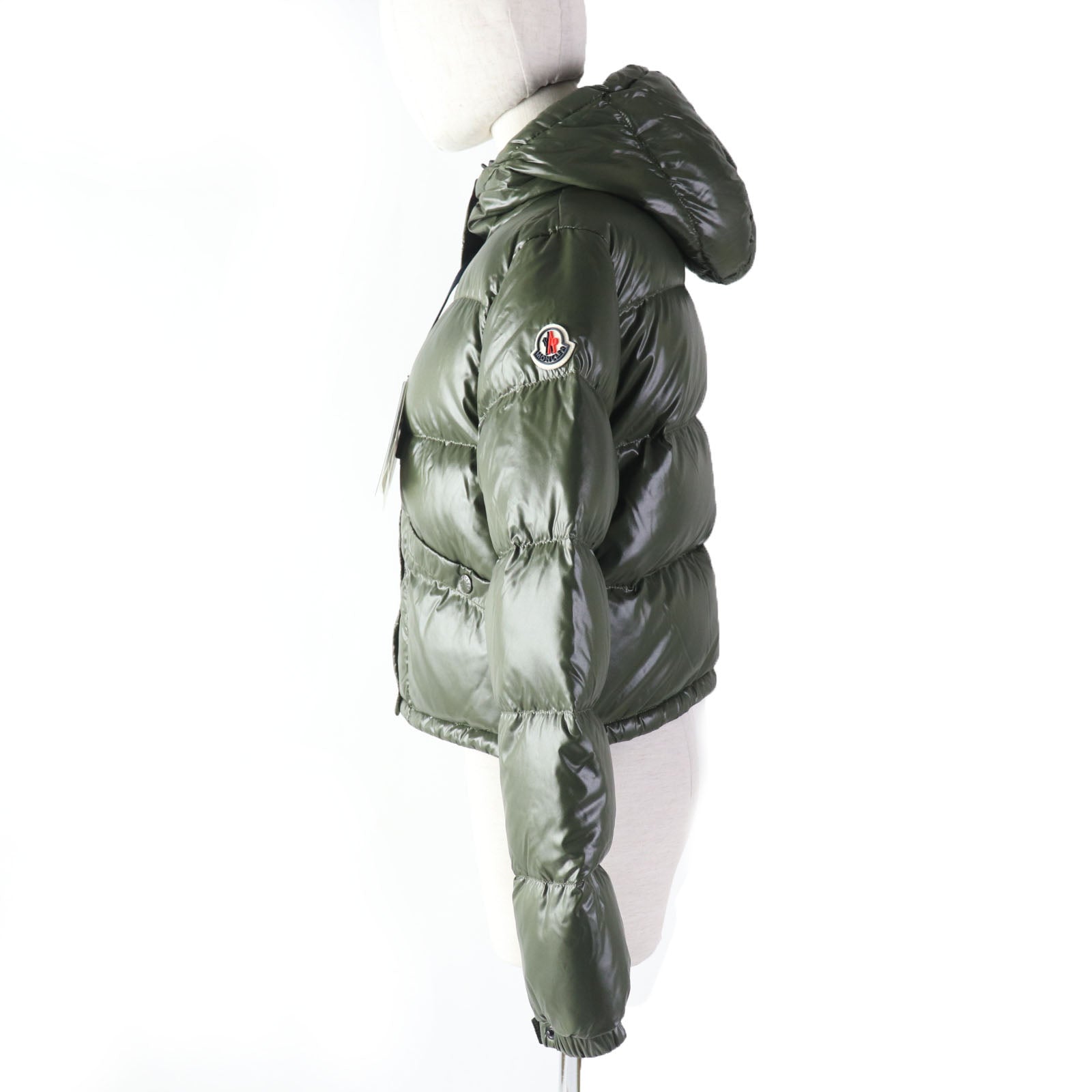 Moncler BARDANETTE Nylon Down Jacket Khaki Women