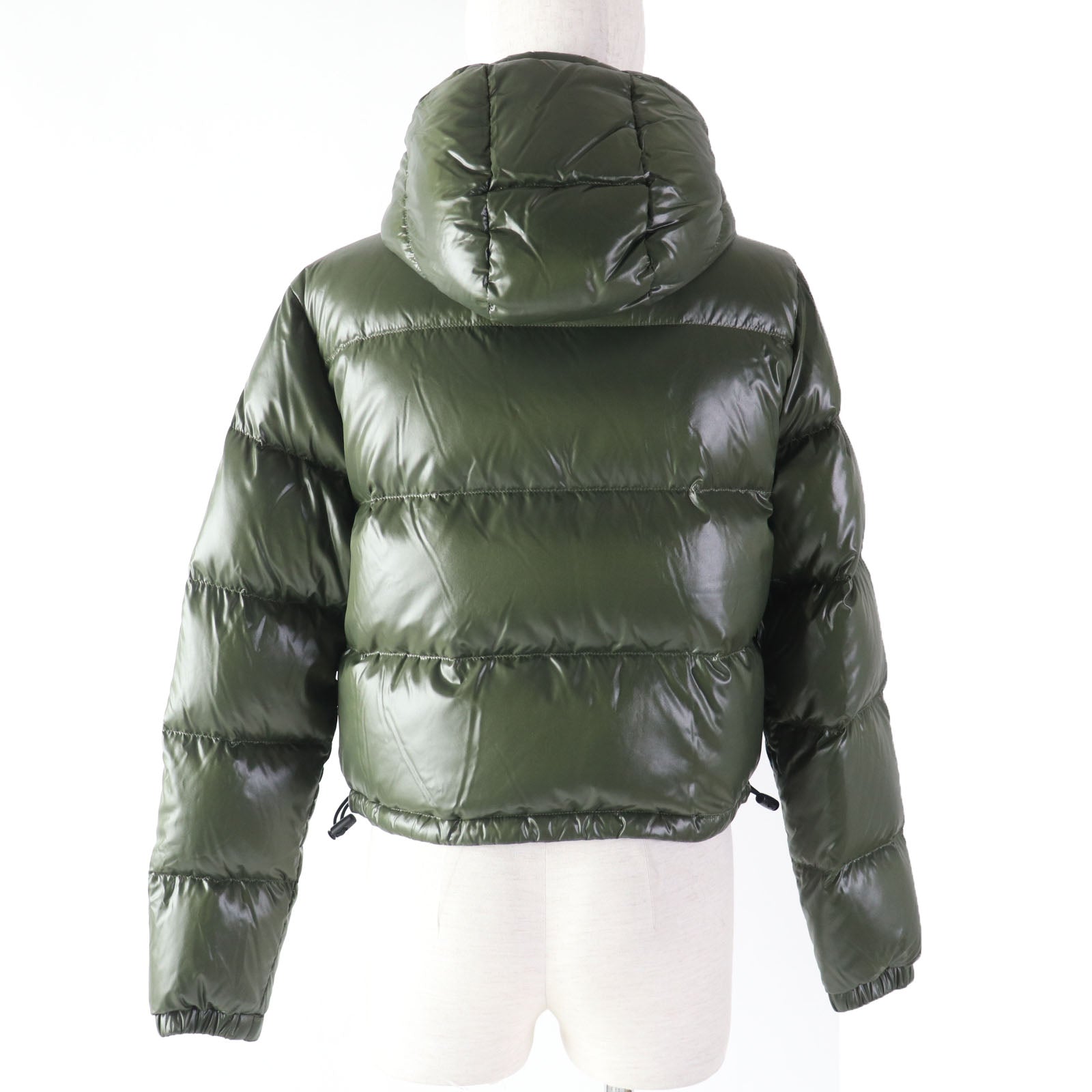 Moncler BARDANETTE Nylon Down Jacket Khaki Women