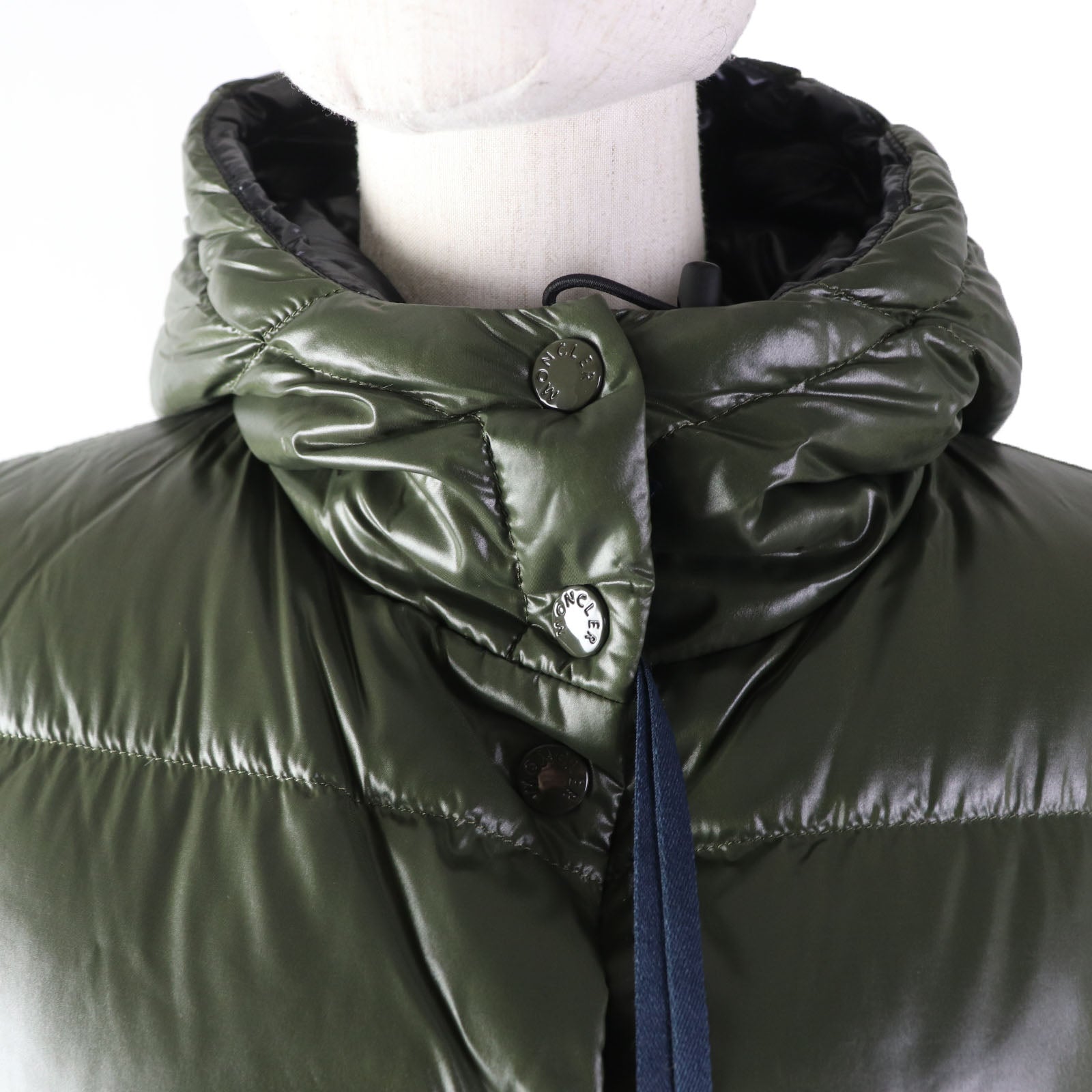 Moncler BARDANETTE Nylon Down Jacket Khaki Women