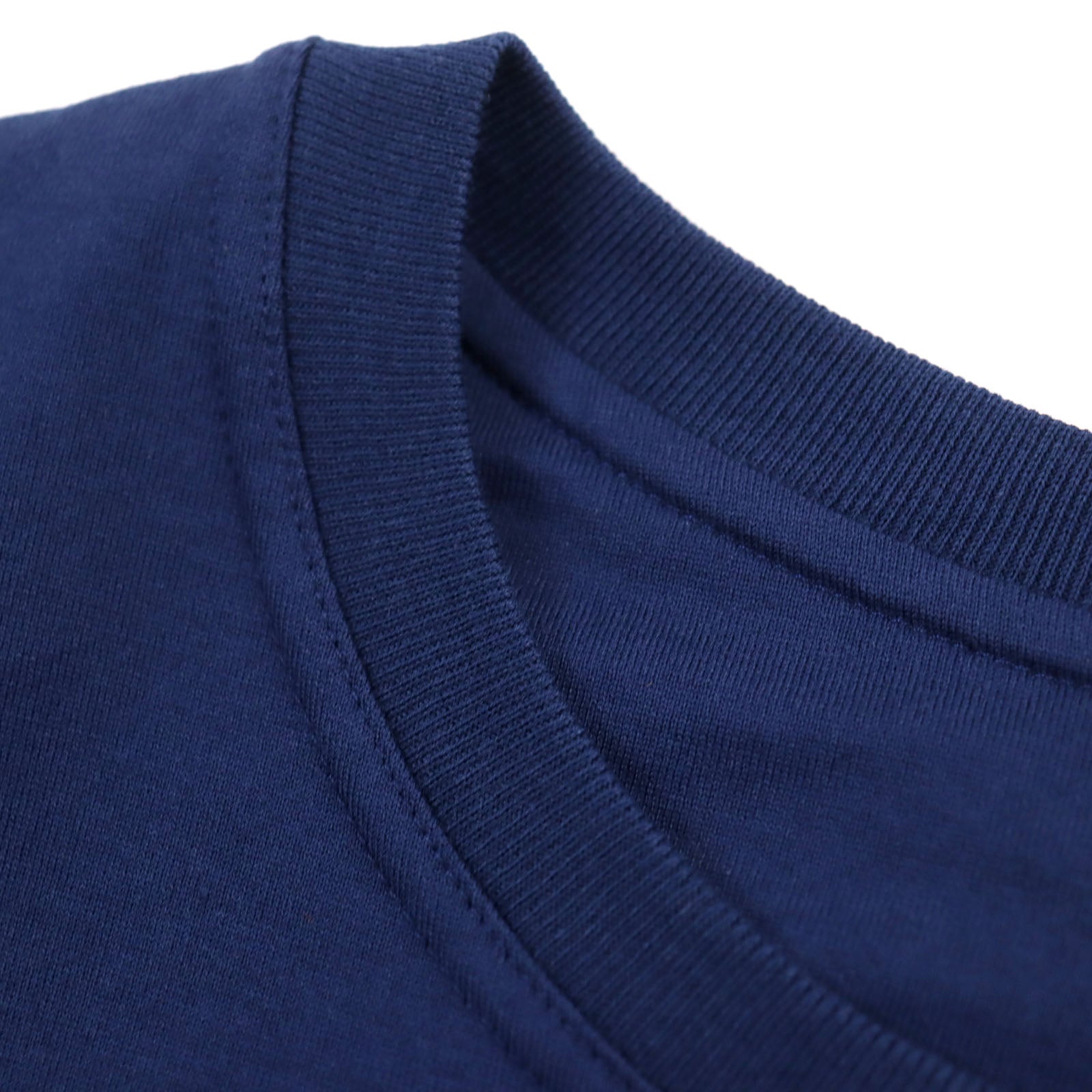 Hermes Cotton Crew Neck Pocket T-Shirt Blue