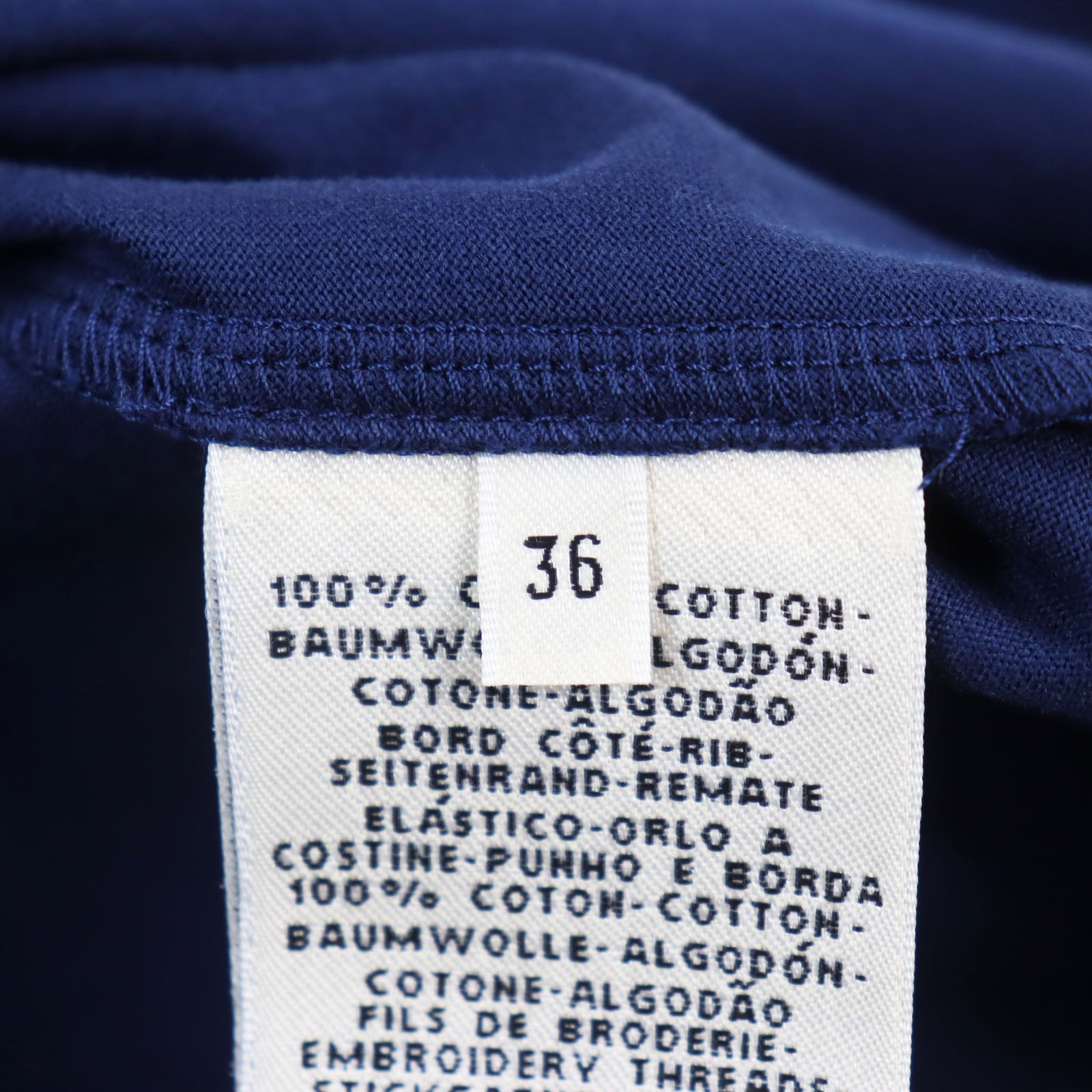 Hermes Cotton Crew Neck Pocket T-Shirt Blue