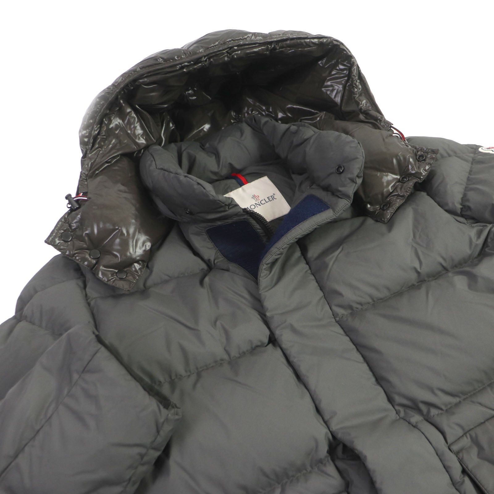 Moncler GLACIER Nylon Down Jacket Khaki