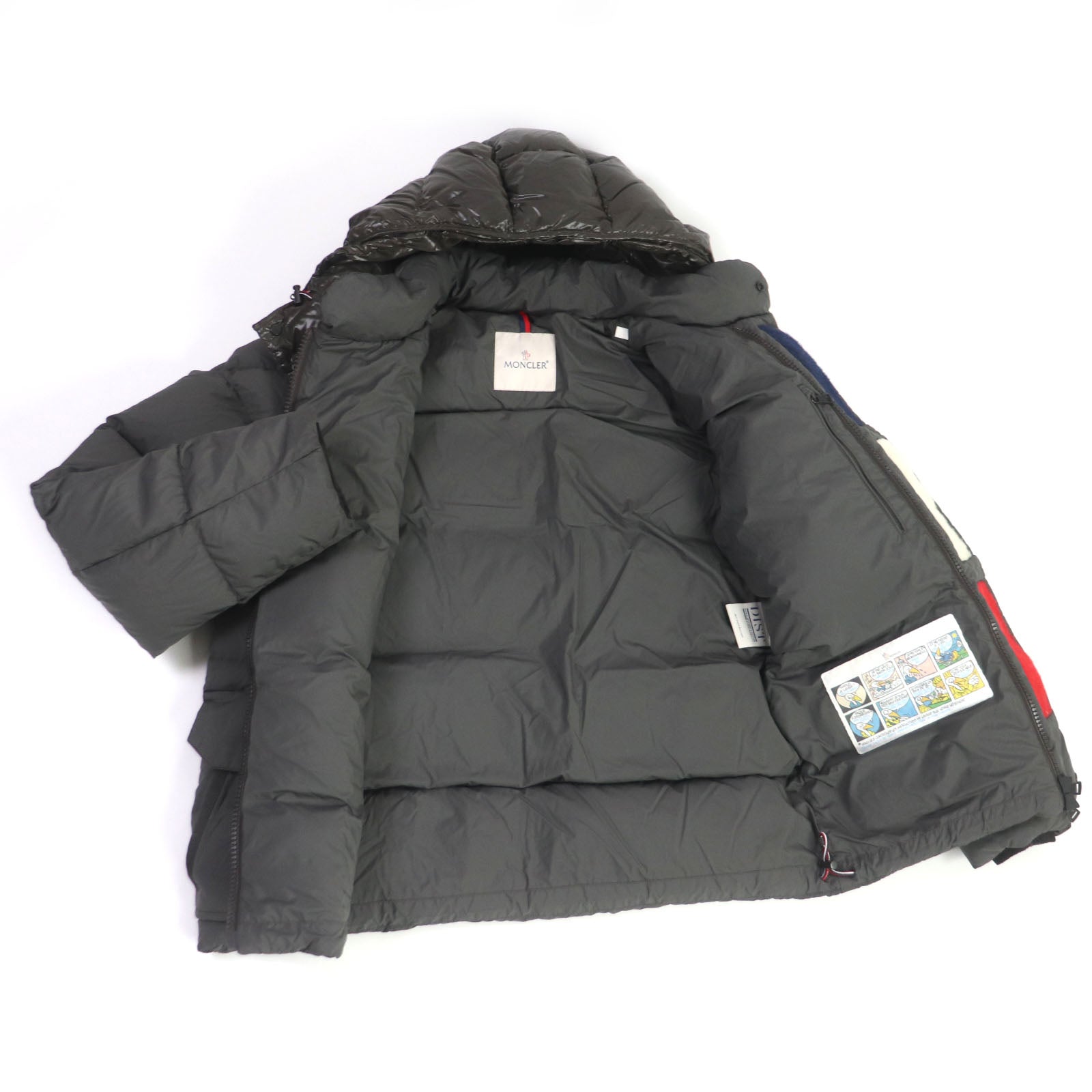 Moncler GLACIER Nylon Down Jacket Khaki