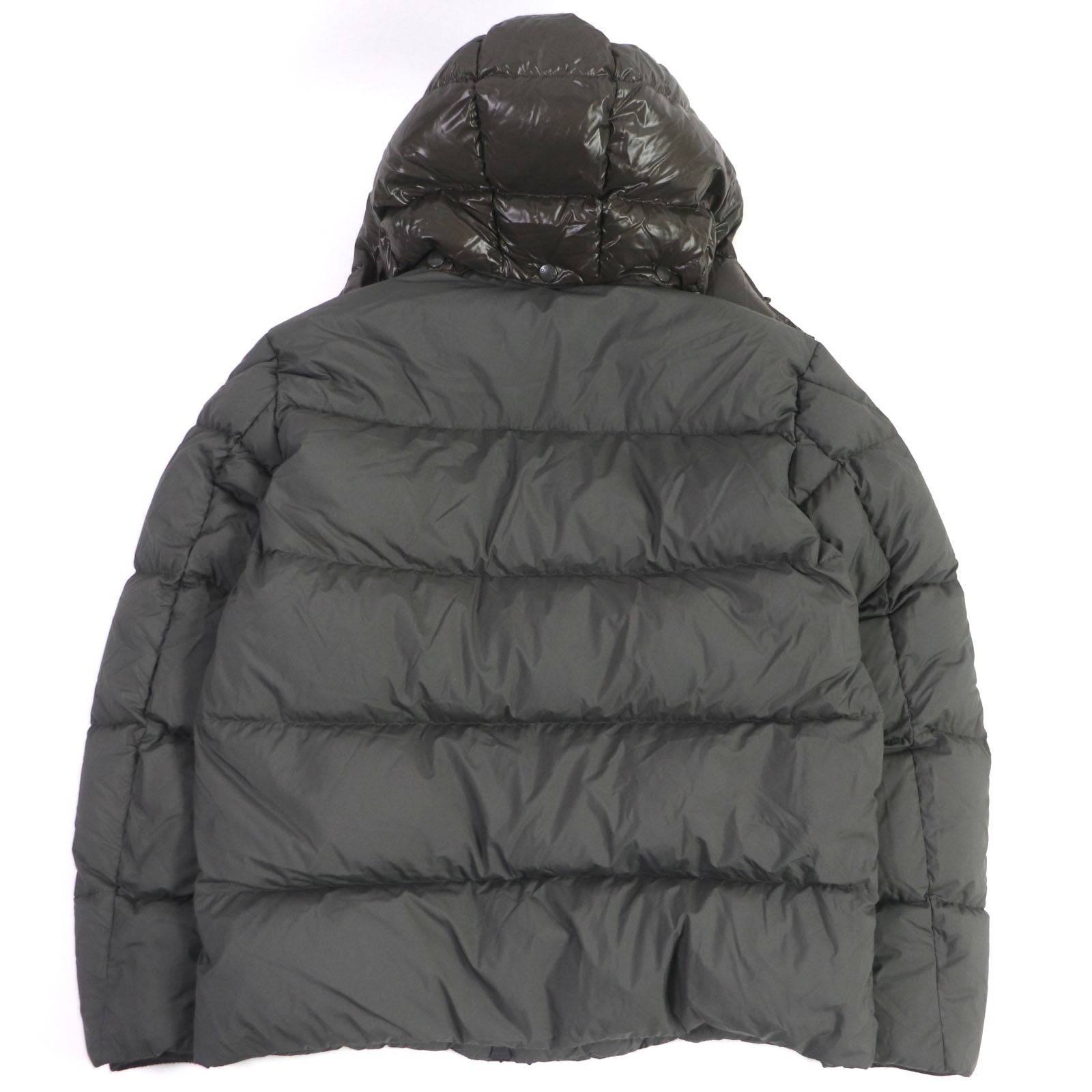 Moncler GLACIER Nylon Down Jacket Khaki