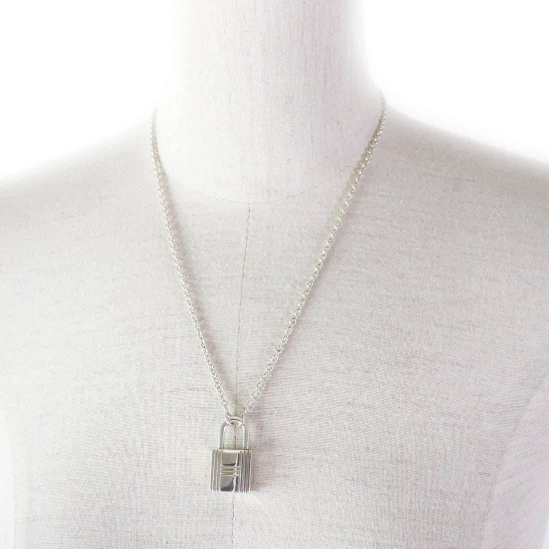 Hermes AG925 Silver Chain Necklace