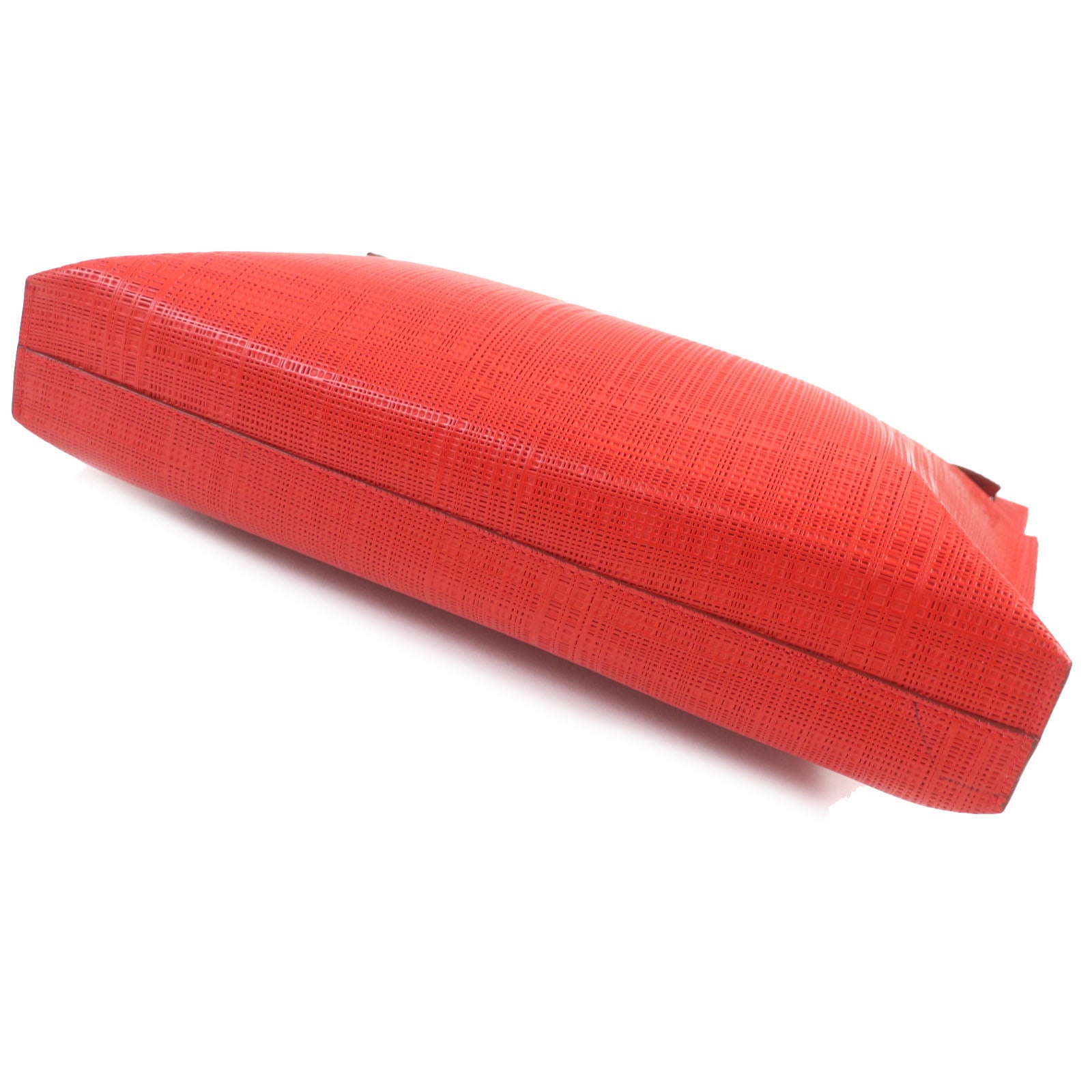 Loewe T-Pouch Leather Clutch Bag Red