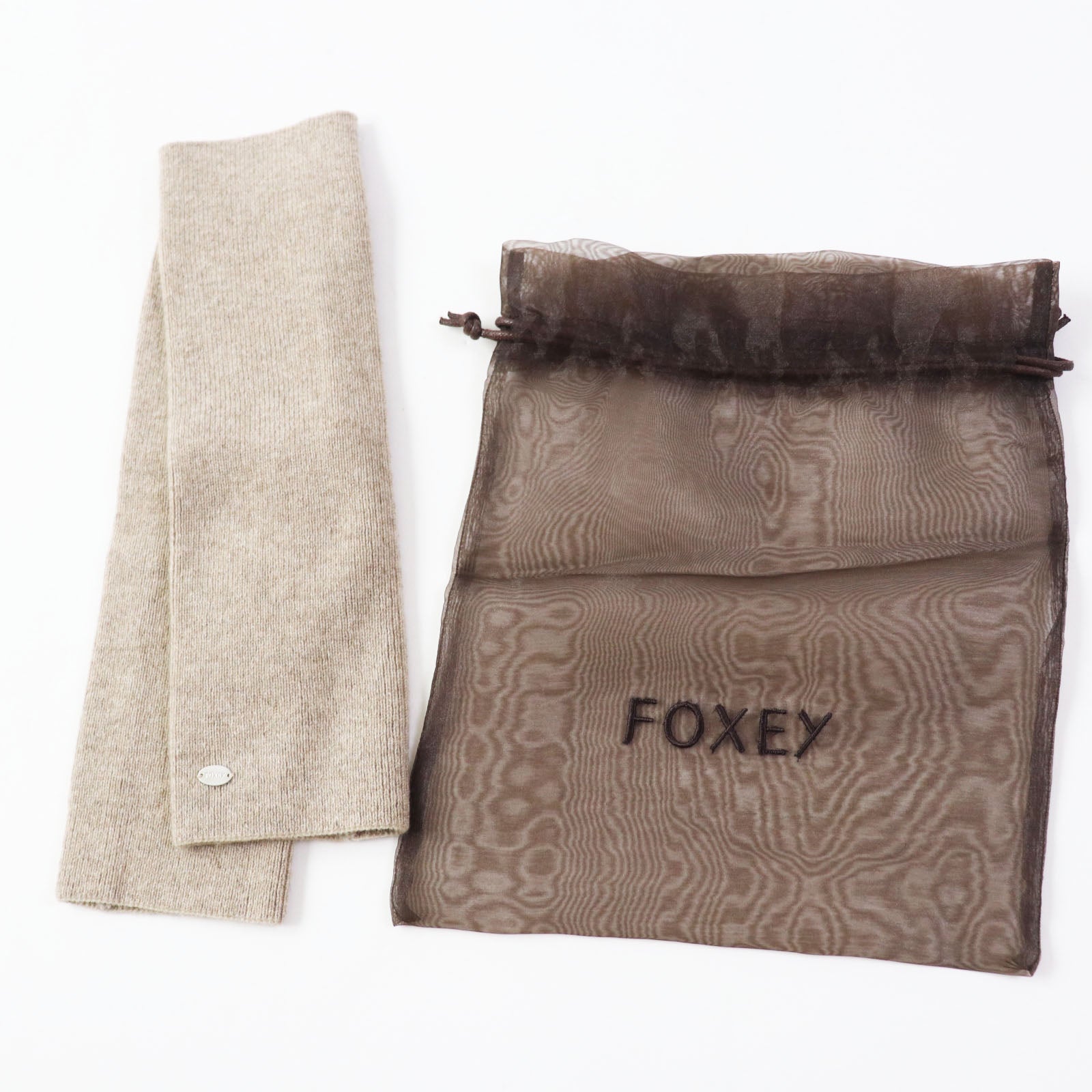 FOXEY Cashmere Reversible Cape Coat Brown