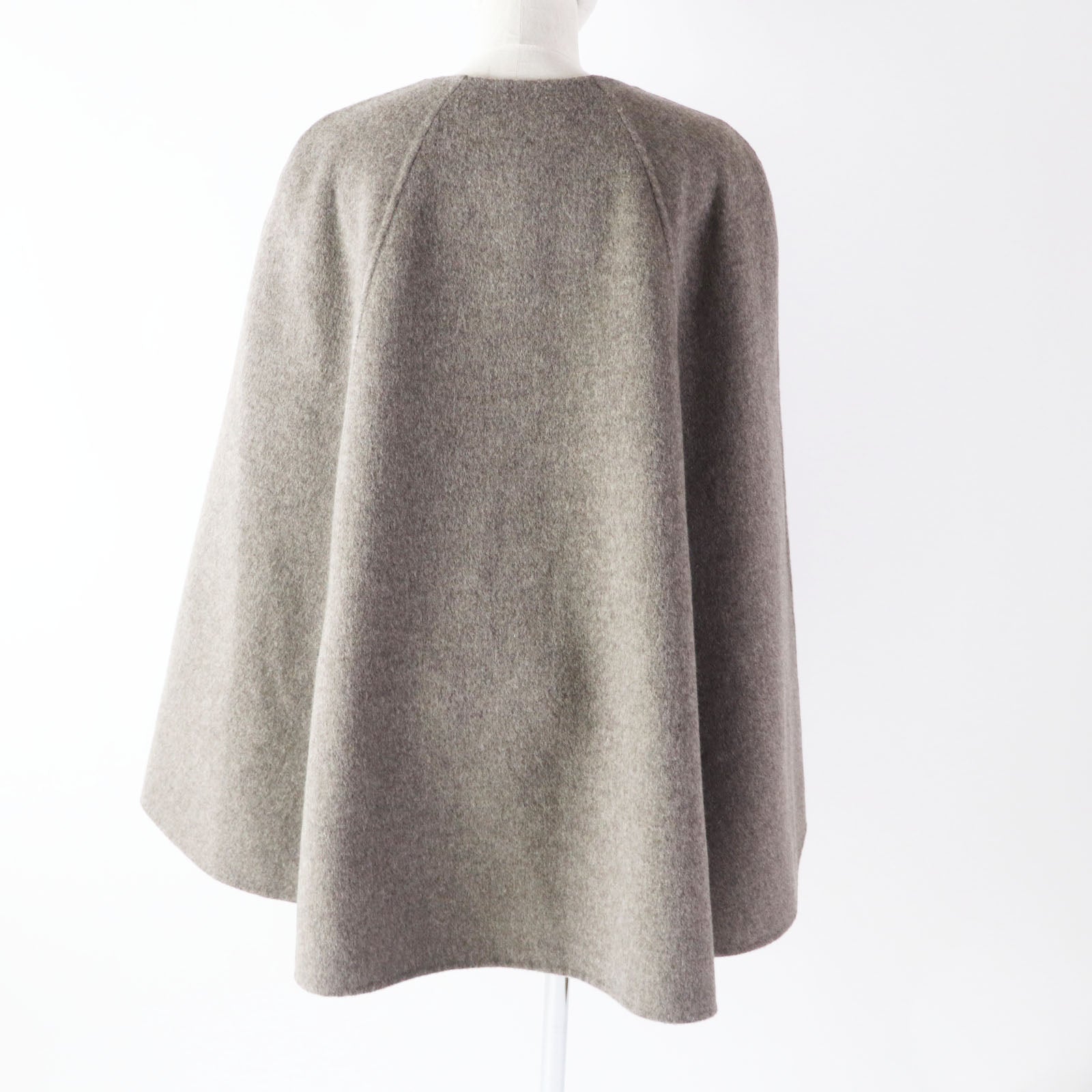 FOXEY Cashmere Reversible Cape Coat Brown