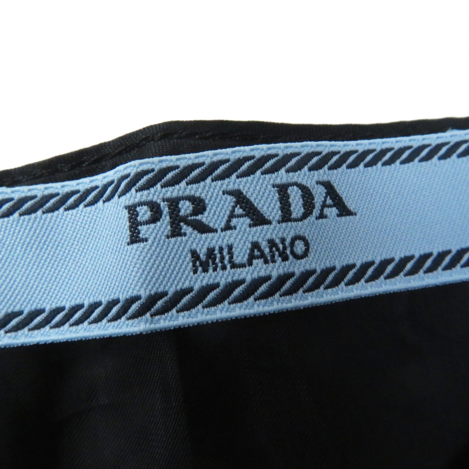 Prada Wool Nylon Pleated Skirt Women