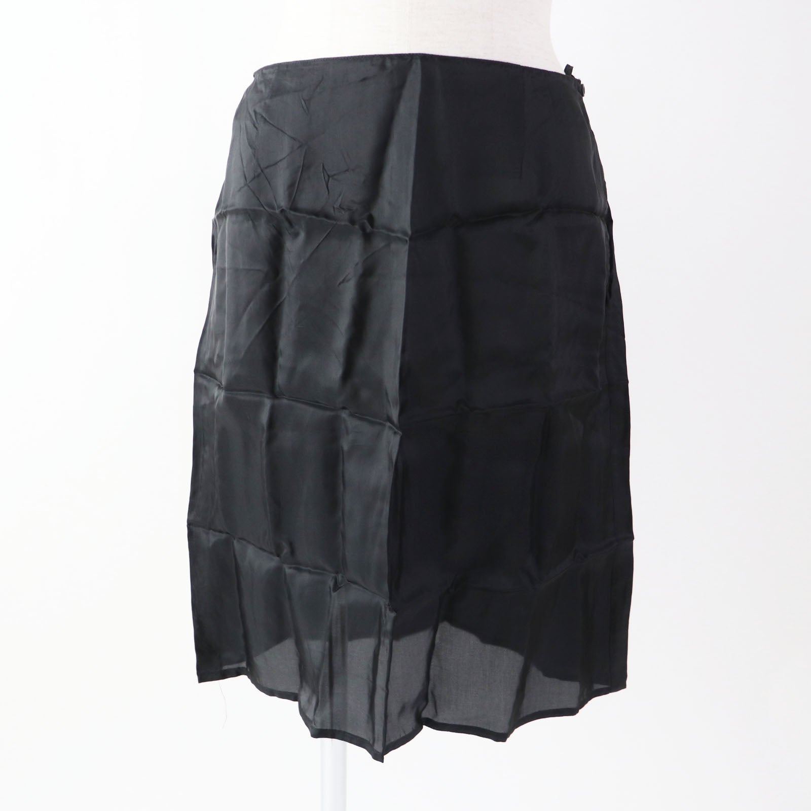 Prada Wool Nylon Pleated Skirt Women