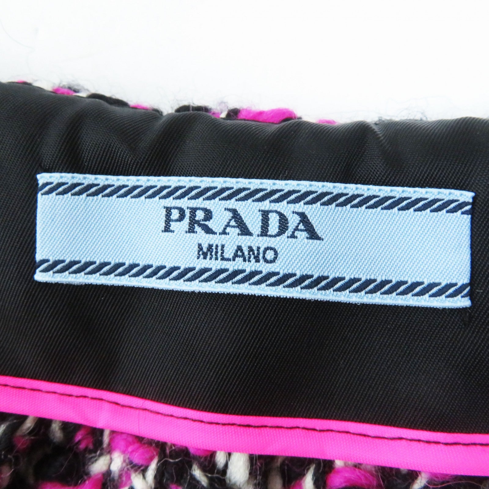 Prada Wool Nylon Pleated Skirt Women