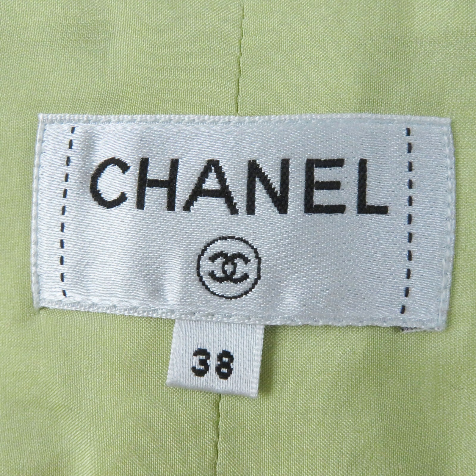 Chanel Wool Tweed Skirt Gold Button Zip