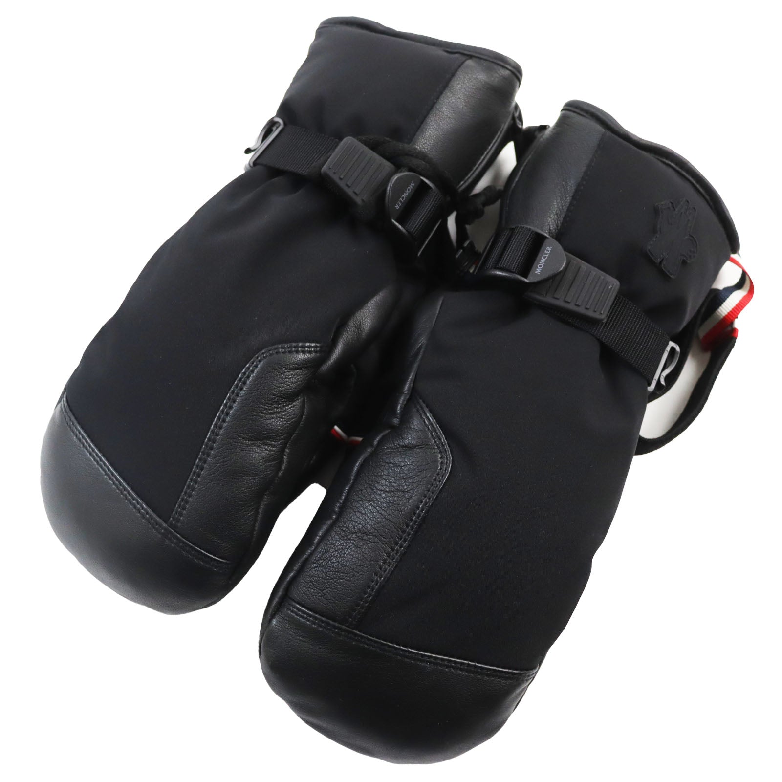 Moncler Lamb Leather Gloves Black XS