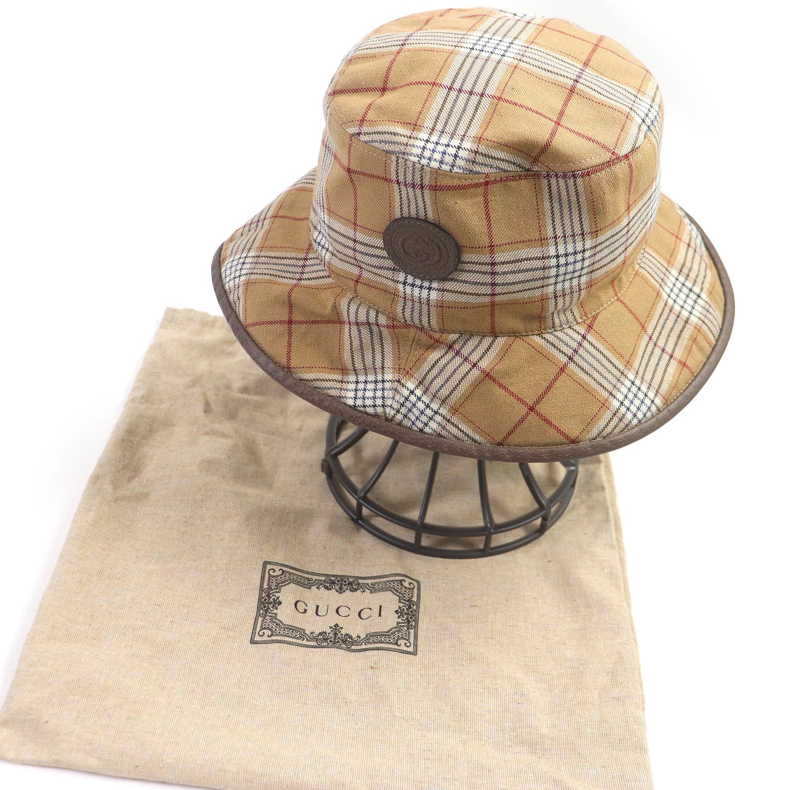 Gucci Wool Linen Bucket Hat Beige M