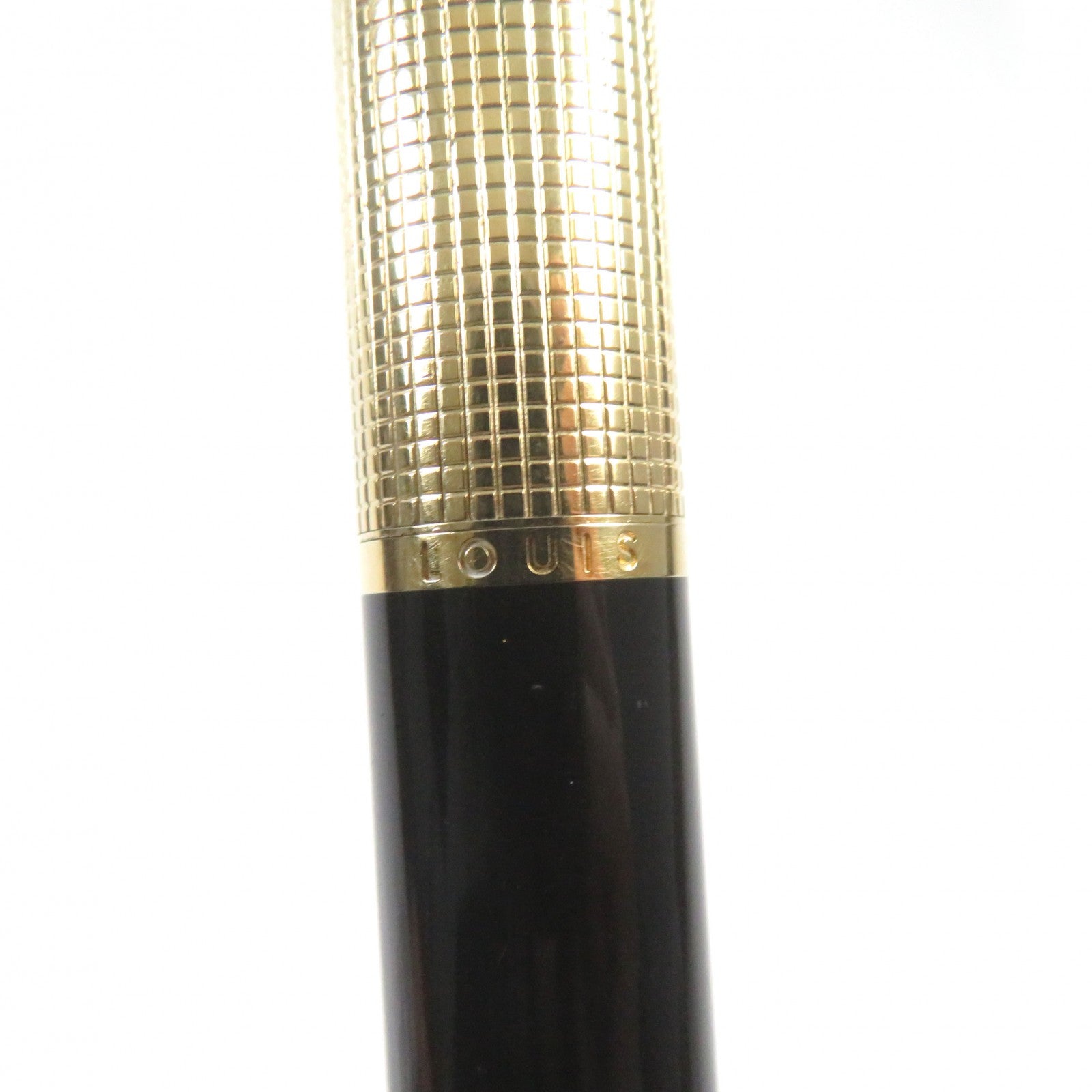 Louis Vuitton Ballpoint Pen Black Gold