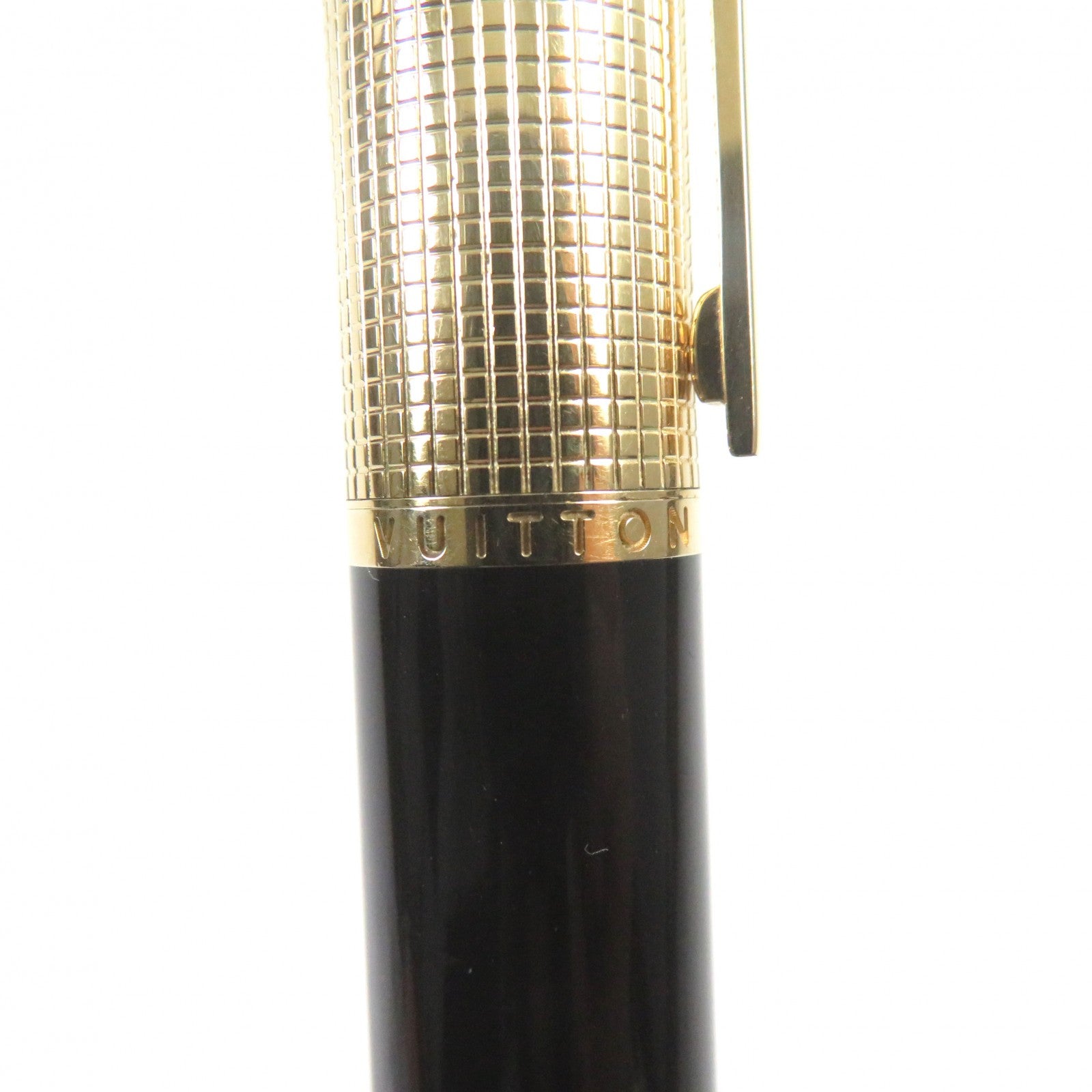 Louis Vuitton Ballpoint Pen Black Gold