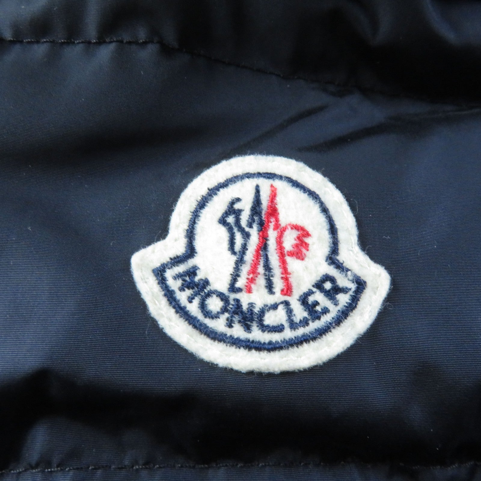 Moncler FLAMMETTE Nylon Down Coat Navy Women