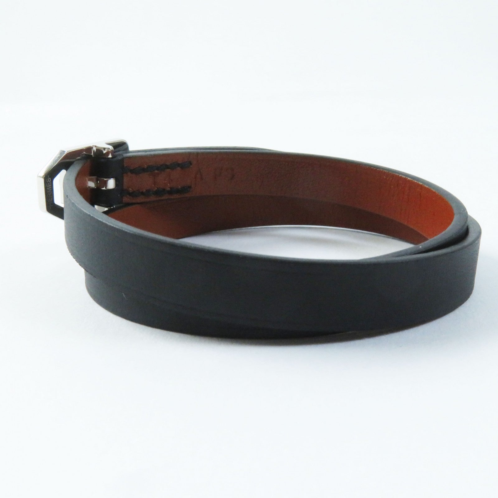 Hermes Leather Paddock Bracelet T4