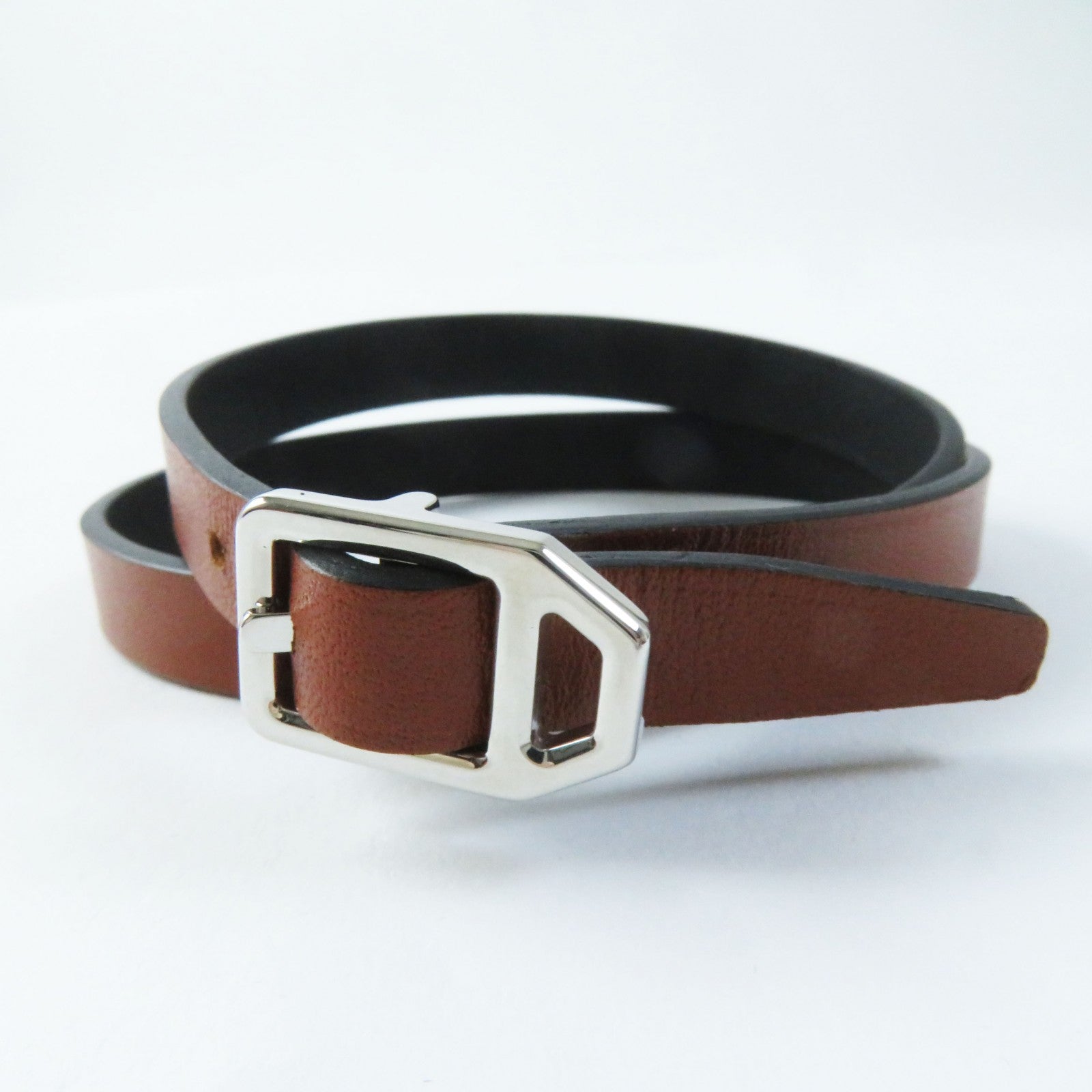 Hermes Leather Paddock Bracelet T4