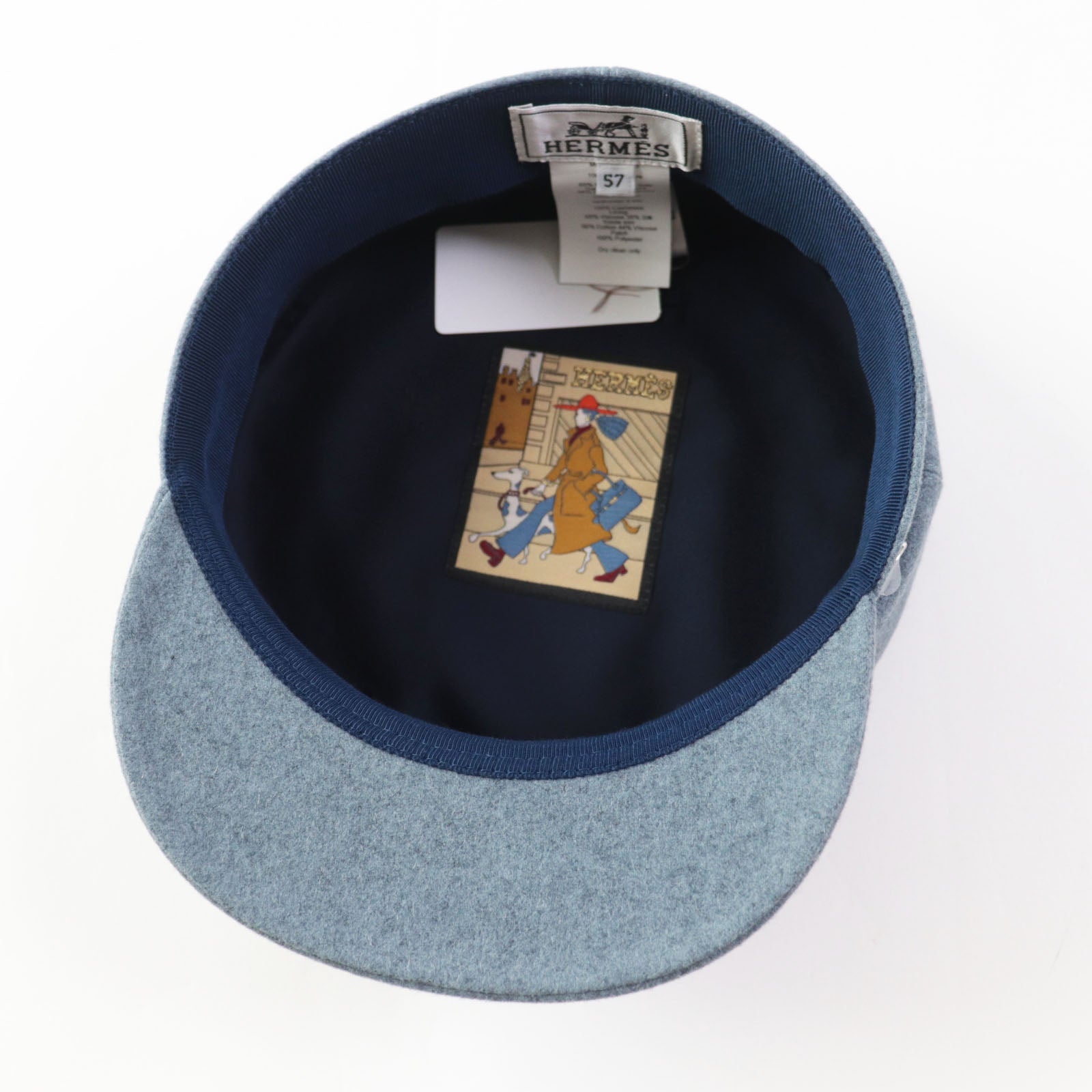 Hermes Dauville Cashmere Viscose Casquette Hat