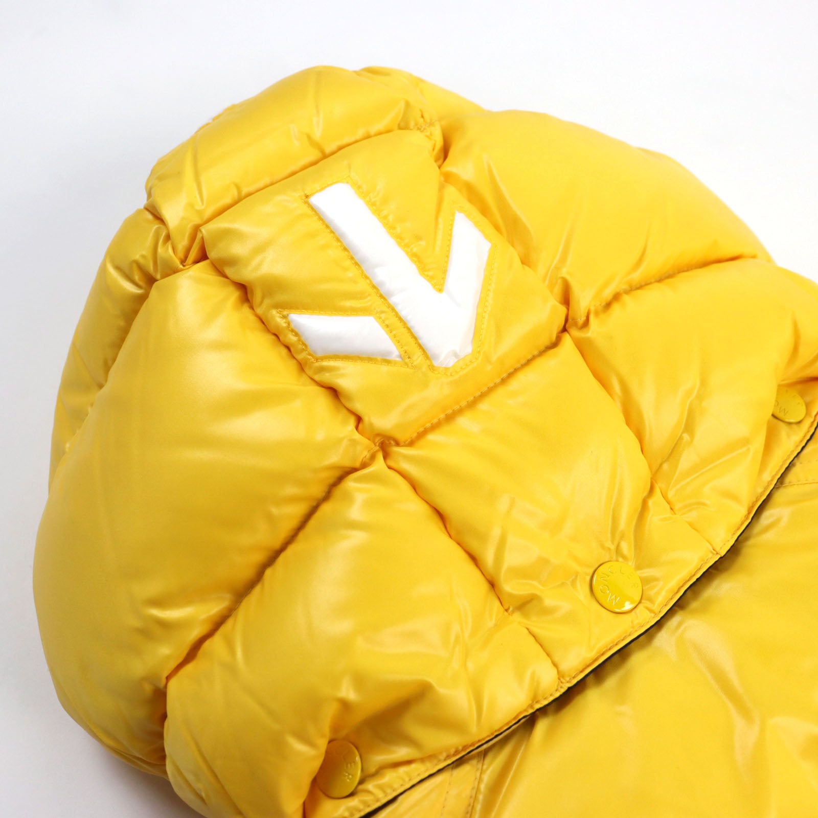 Moncler Maya Nylon Down Jacket Yellow