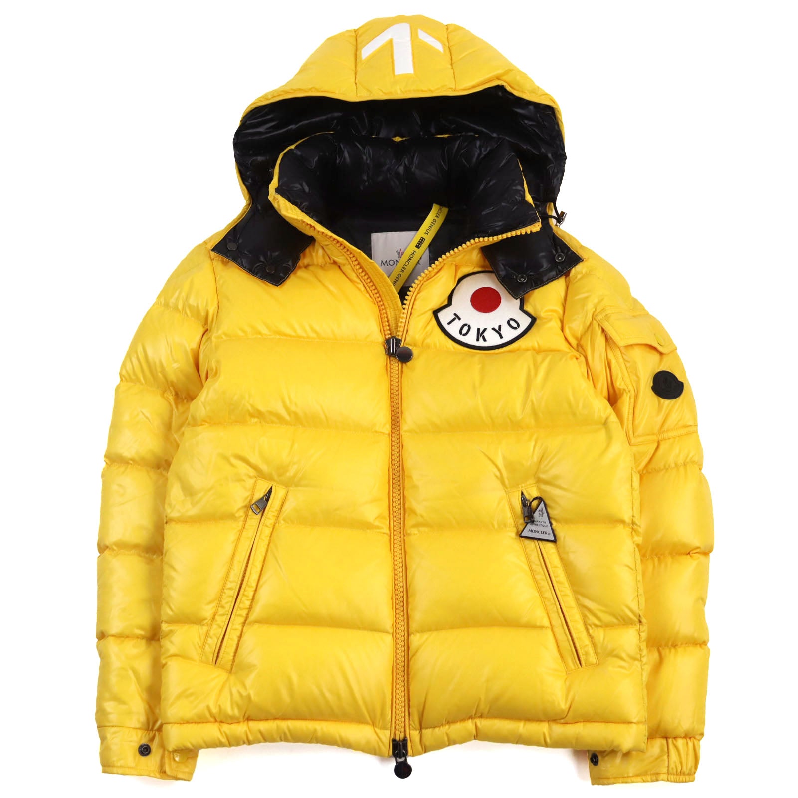 Moncler Maya Nylon Down Jacket Yellow