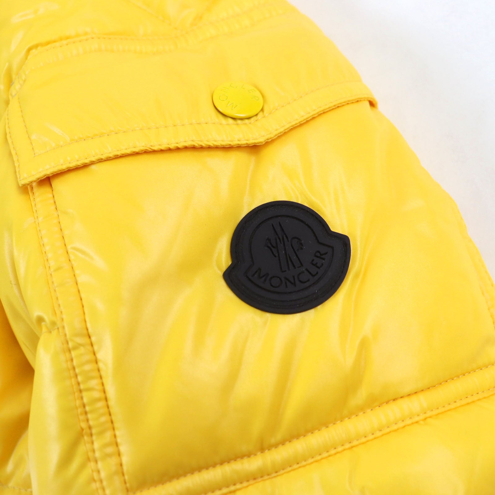 Moncler Maya Nylon Down Jacket Yellow