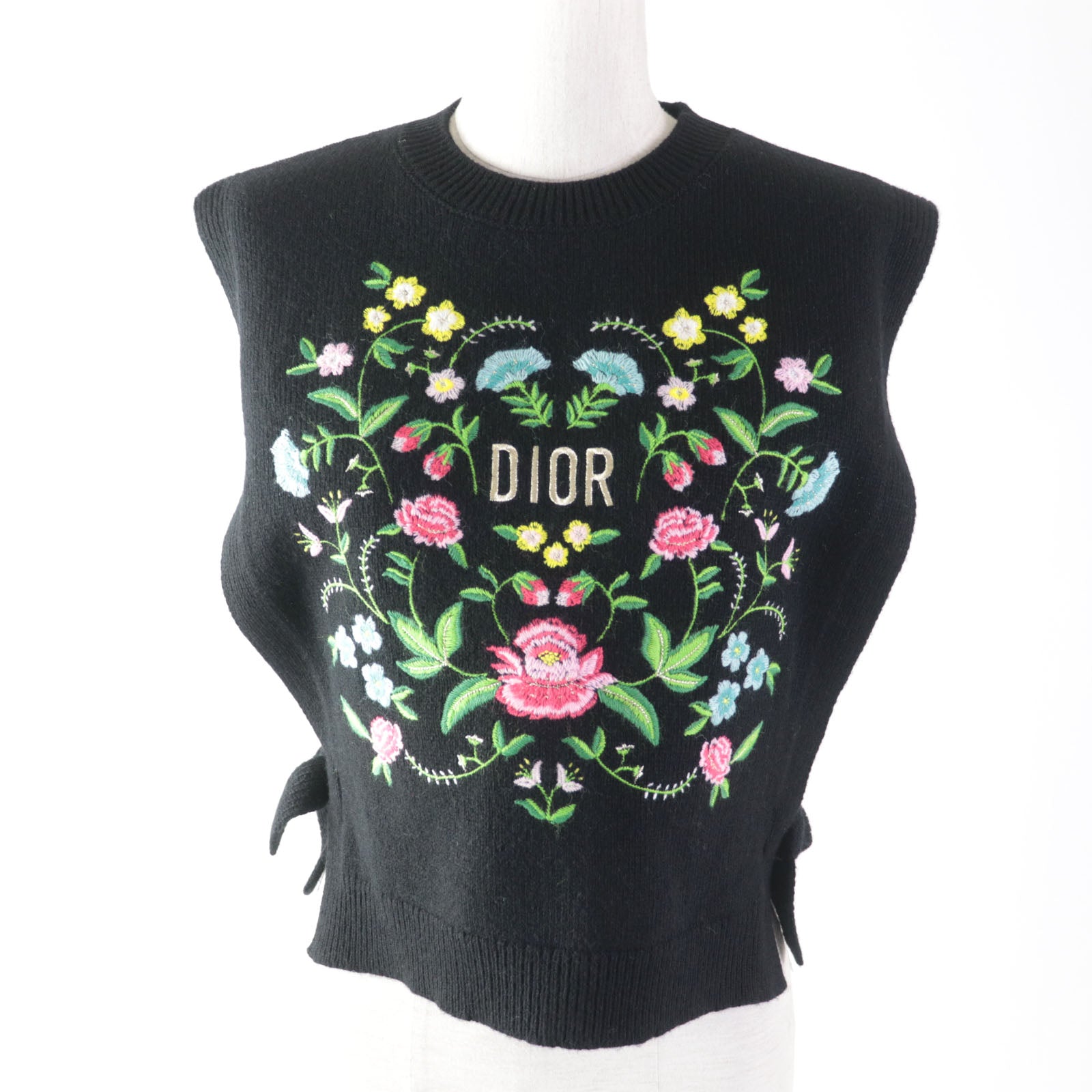 Dior Kids Sleeveless Sweater Wool Acrylic