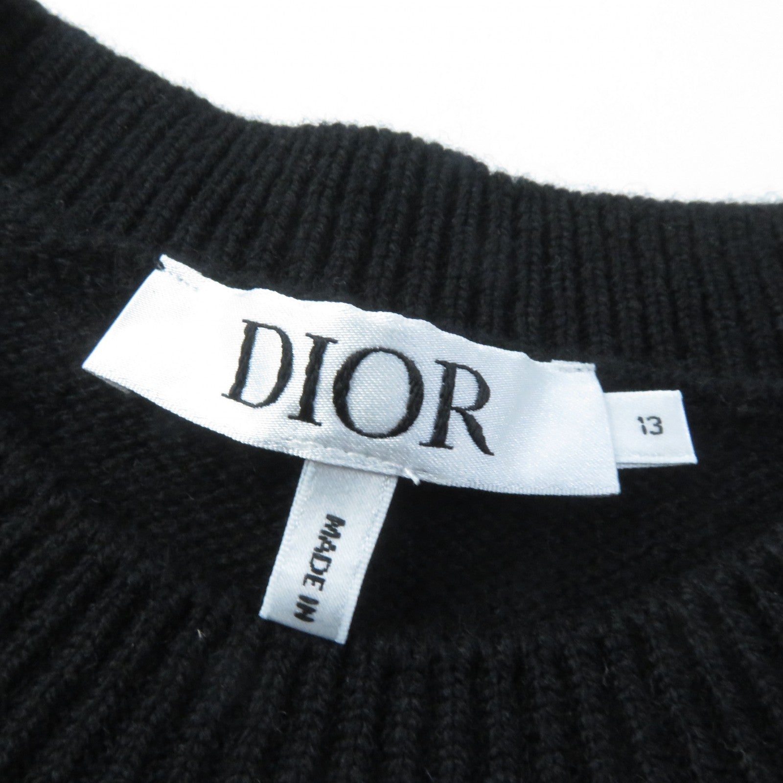 Dior Kids Sleeveless Sweater Wool Acrylic