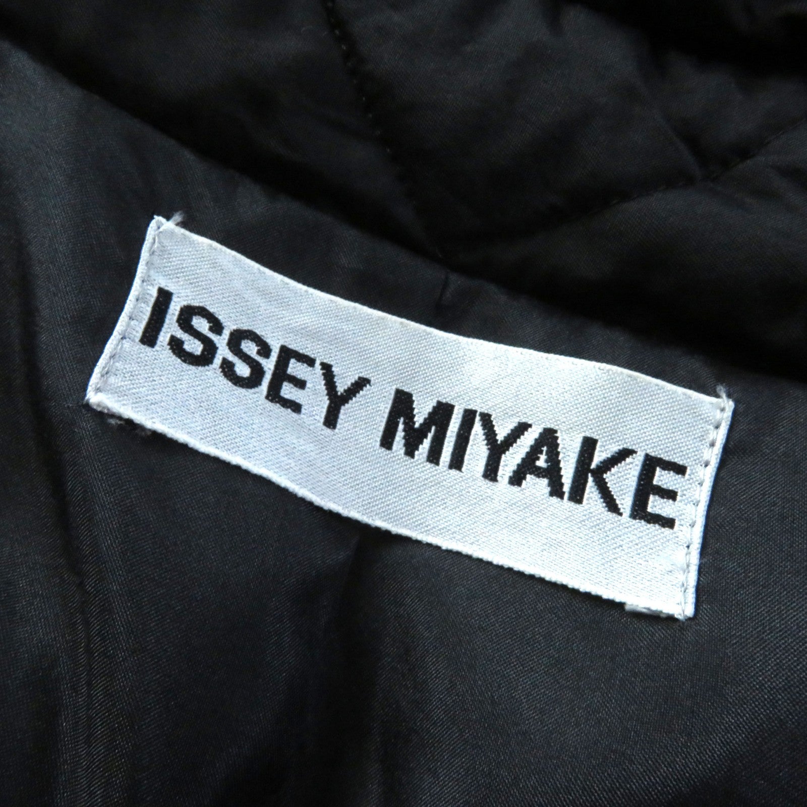 Issey Miyake Rayon Silk Down Coat Black S